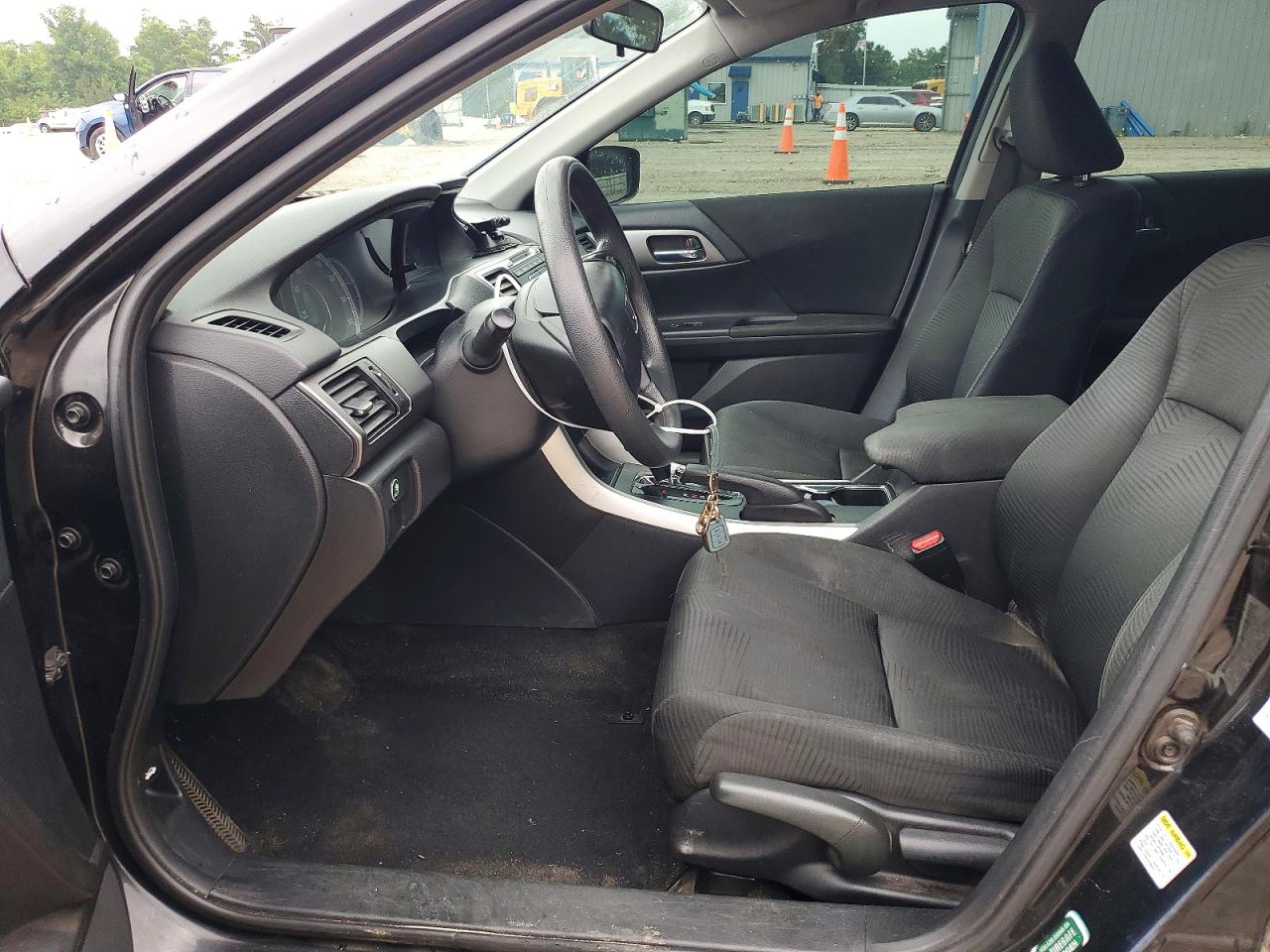 2015 Honda Accord Lx Black vin: 1HGCR2F37FA043481