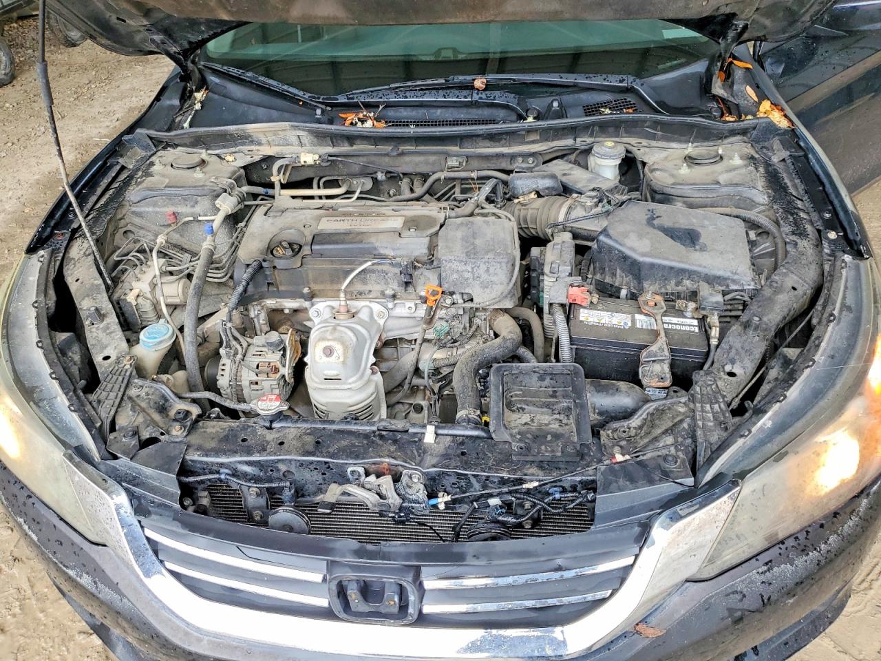 2015 Honda Accord Lx Black vin: 1HGCR2F37FA043481