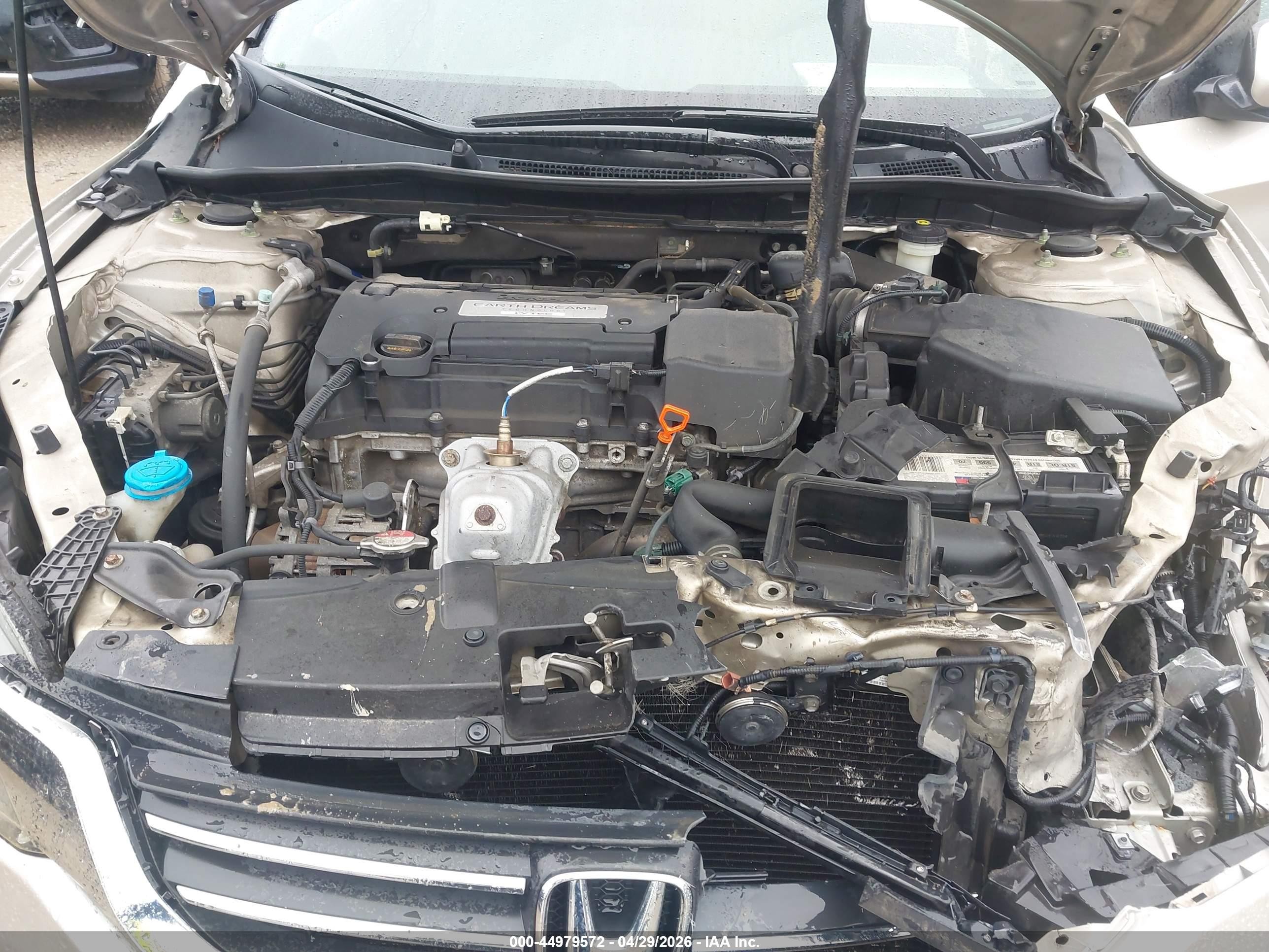2015 Honda Accord Lx Beige vin: 1HGCR2F37FA045604