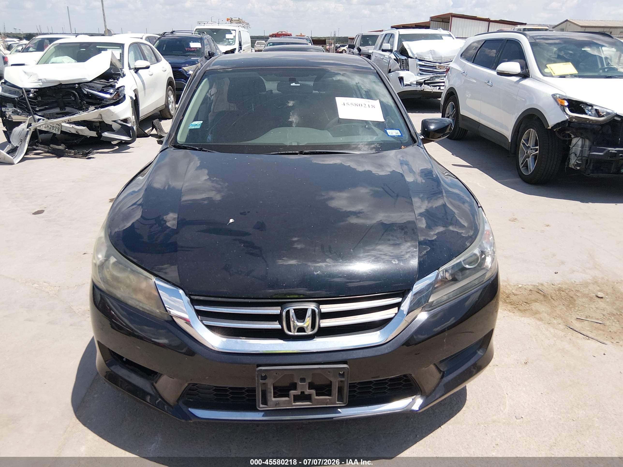 2015 Honda Accord Lx Black vin: 1HGCR2F37FA066551