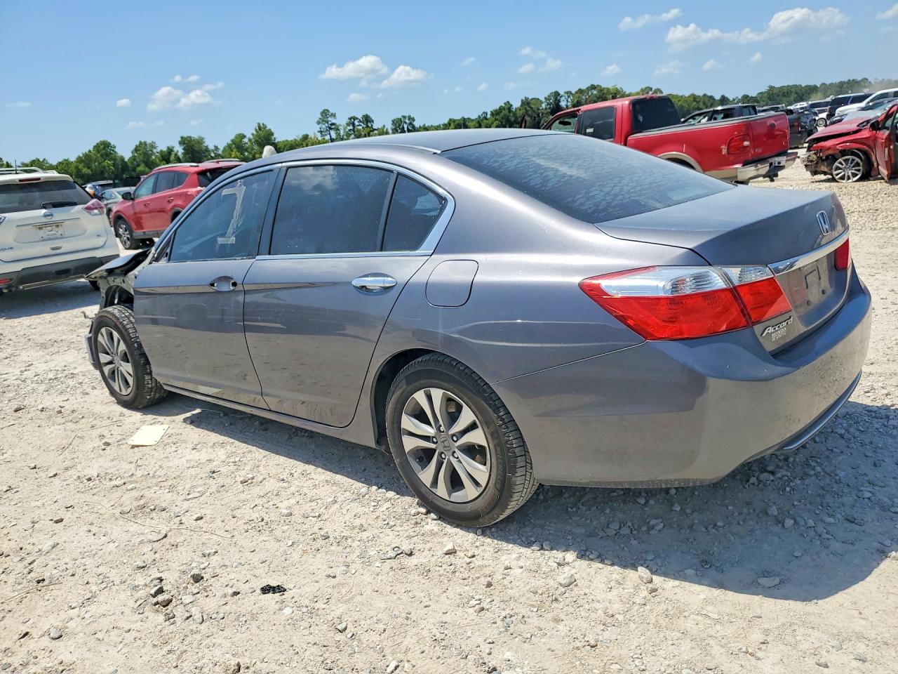 2015 Honda Accord Lx Gray vin: 1HGCR2F37FA070261