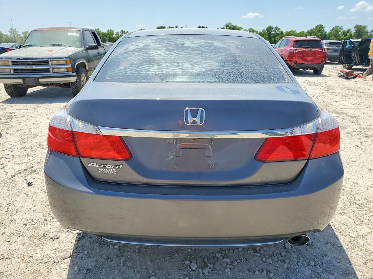 2015 Honda Accord Lx Gray vin: 1HGCR2F37FA070261
