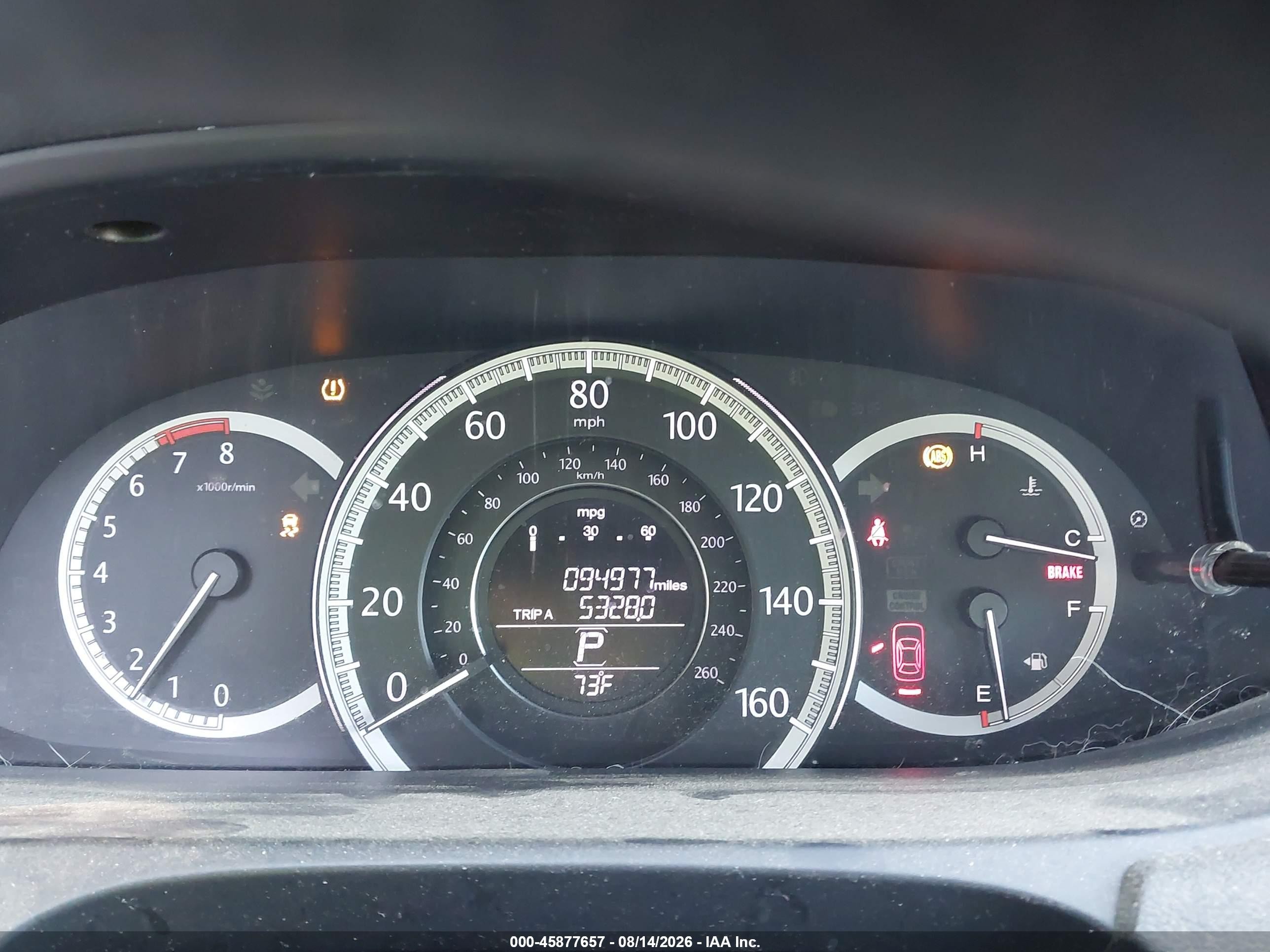 2015 Honda Accord Lx Белый vin: 1HGCR2F37FA089635