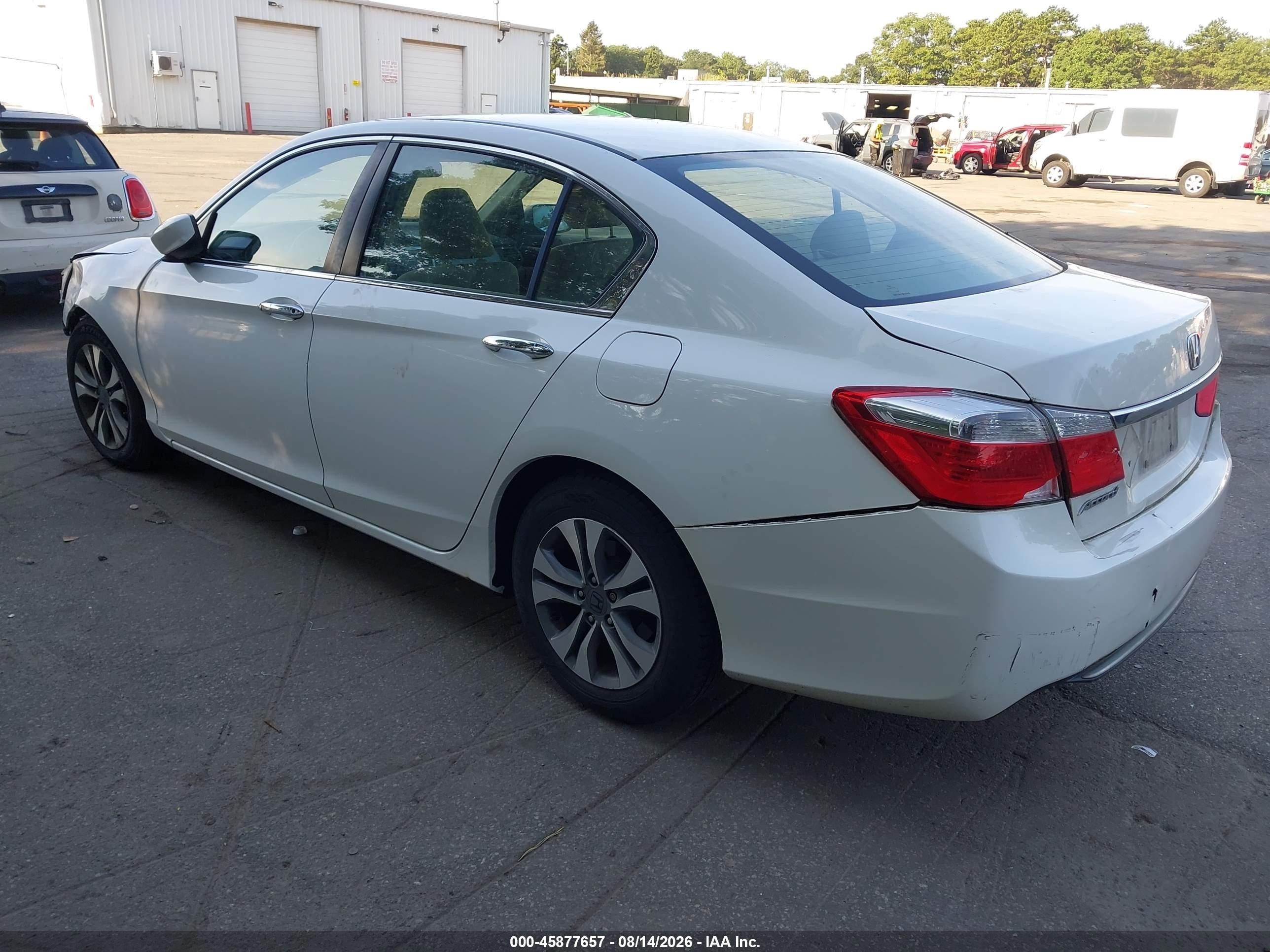 2015 Honda Accord Lx Белый vin: 1HGCR2F37FA089635