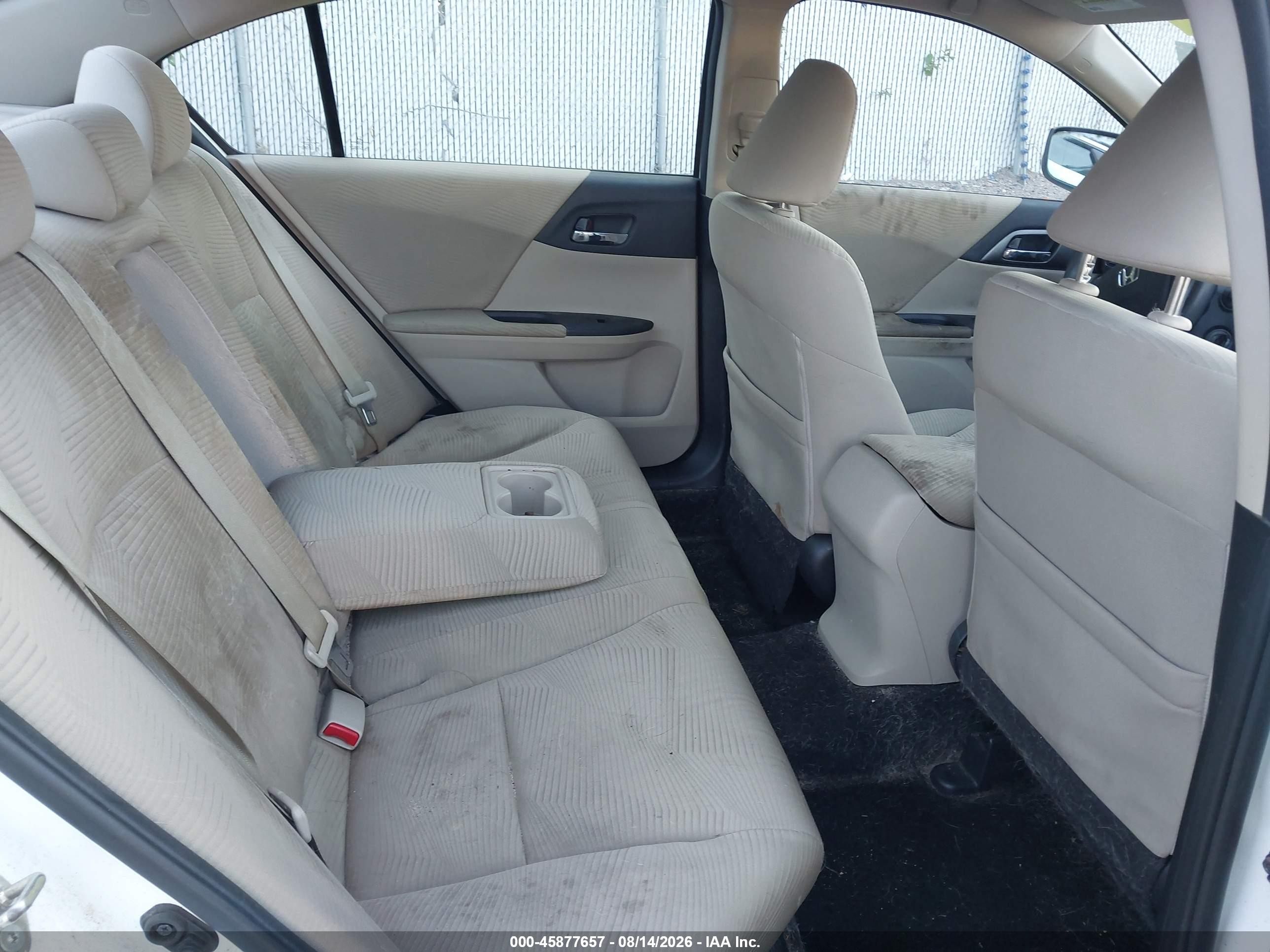 2015 Honda Accord Lx Белый vin: 1HGCR2F37FA089635