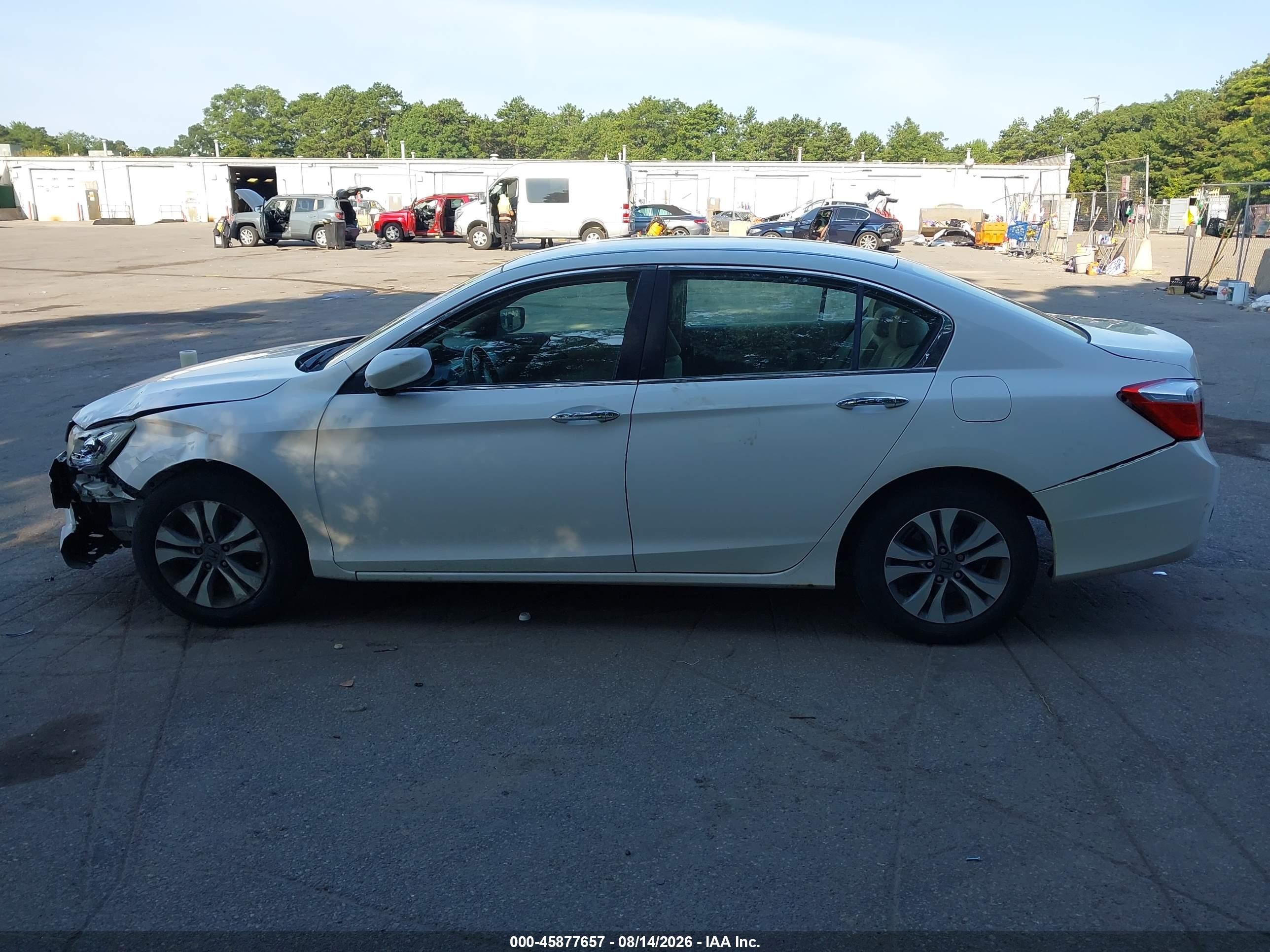 2015 Honda Accord Lx Белый vin: 1HGCR2F37FA089635
