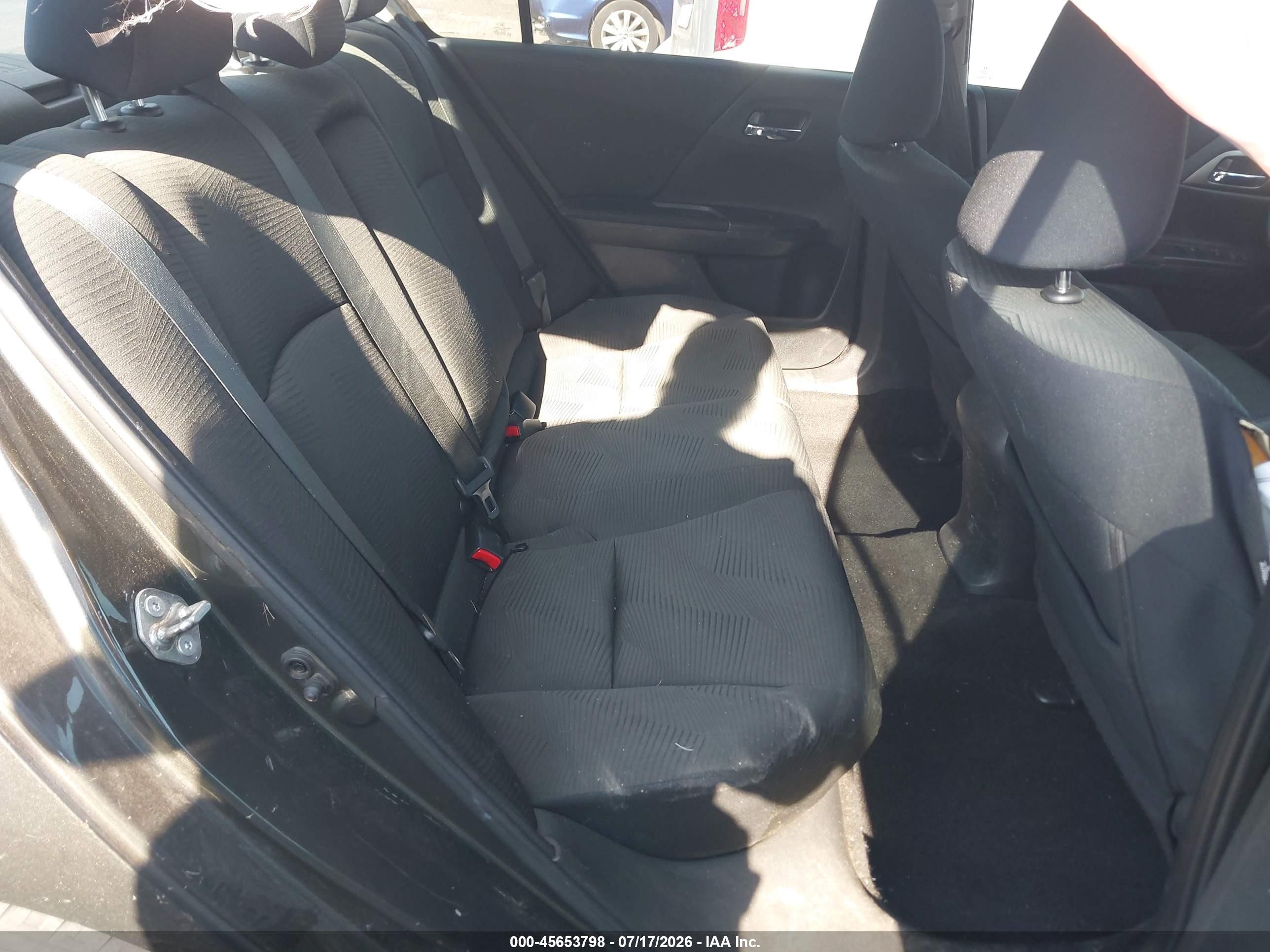 2015 Honda Accord Lx Gray vin: 1HGCR2F37FA095113