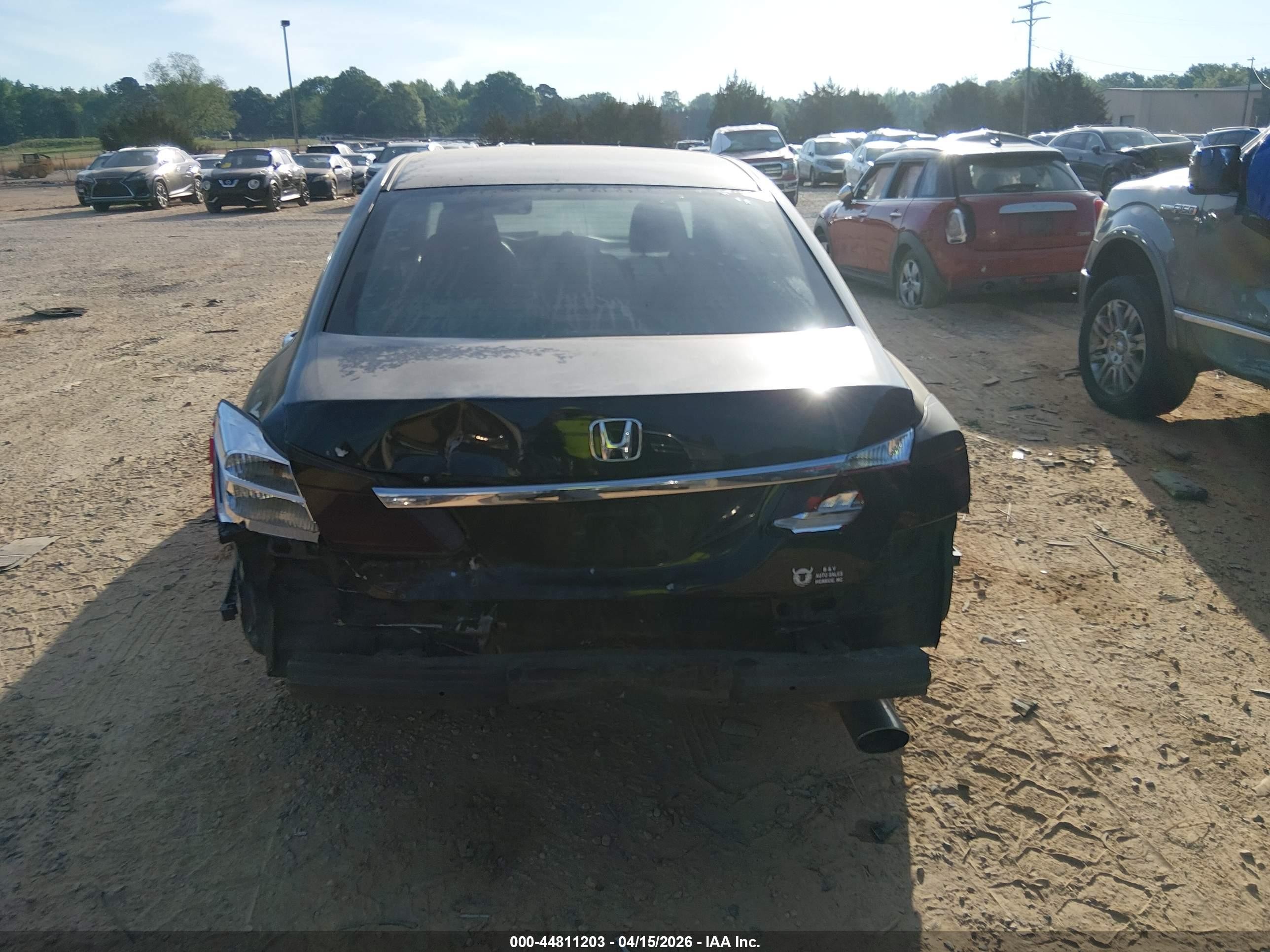 2015 Honda Accord Lx Black vin: 1HGCR2F37FA095810
