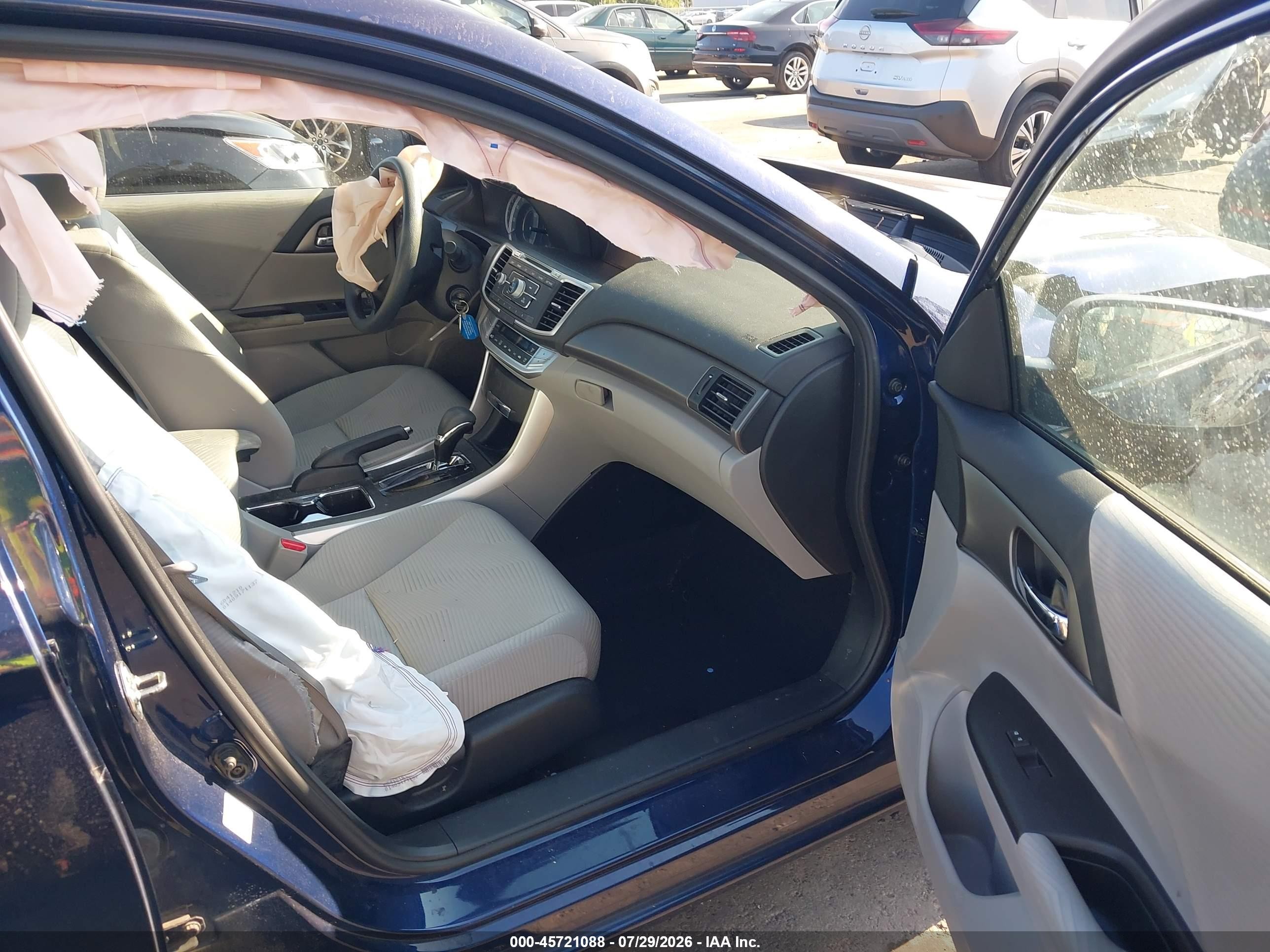 2015 Honda Accord Lx Синий vin: 1HGCR2F37FA112220