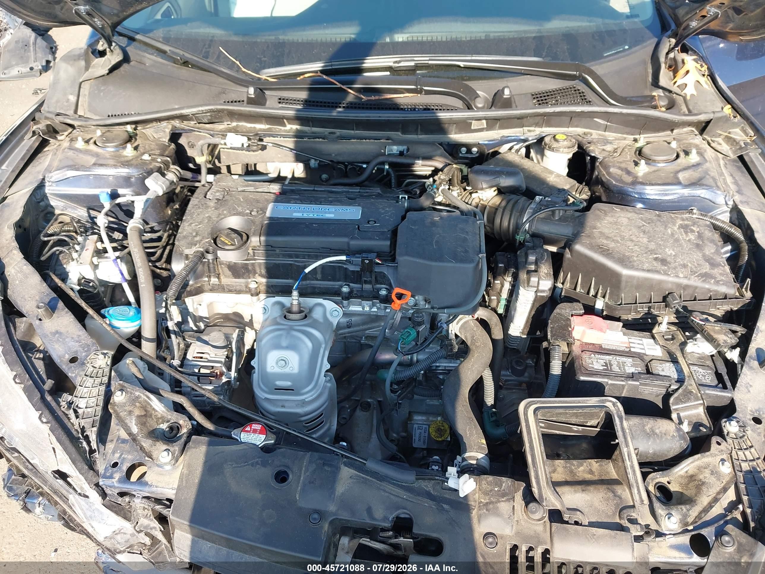 2015 Honda Accord Lx Синий vin: 1HGCR2F37FA112220