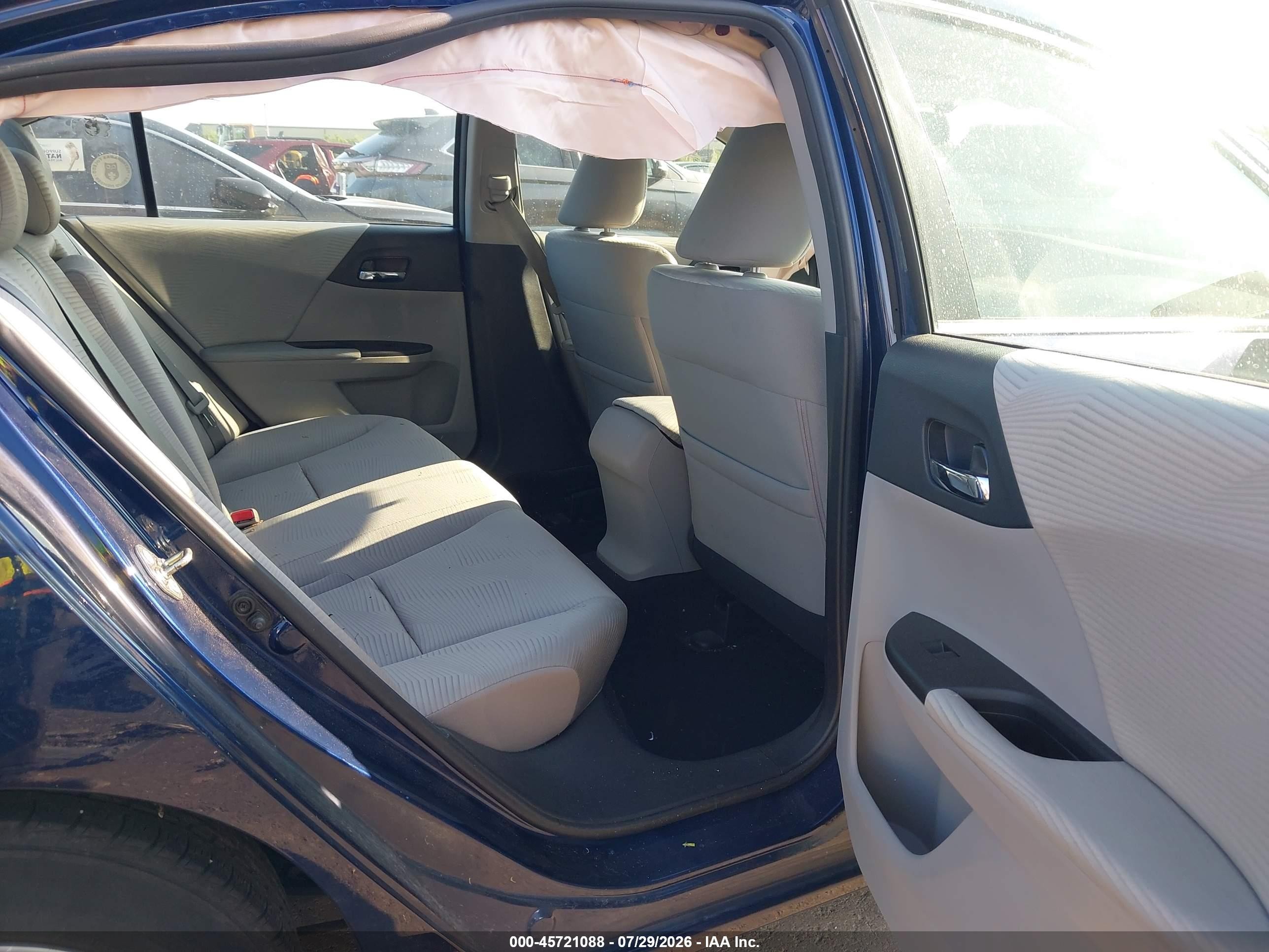 2015 Honda Accord Lx Синий vin: 1HGCR2F37FA112220