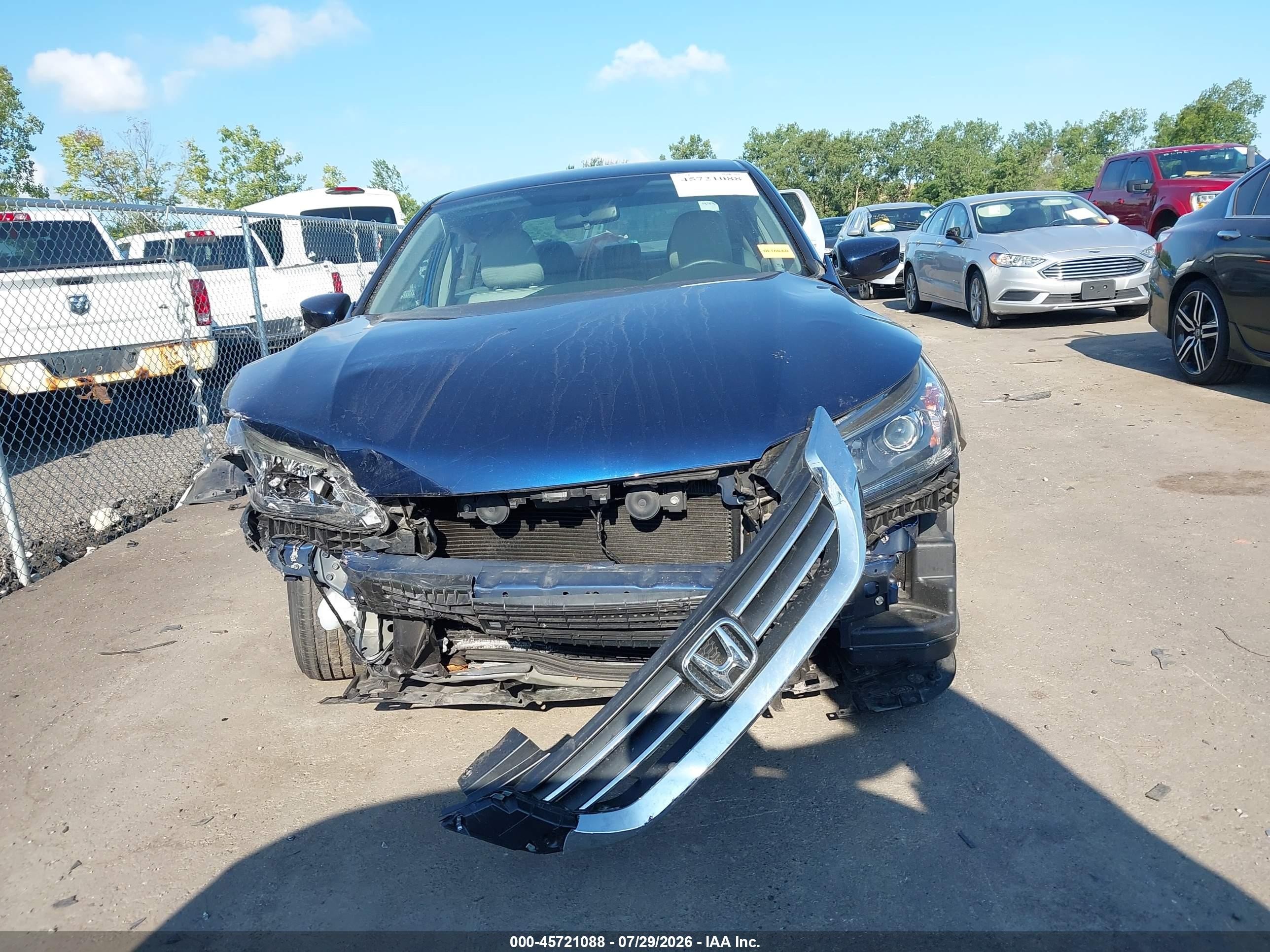 2015 Honda Accord Lx Синий vin: 1HGCR2F37FA112220