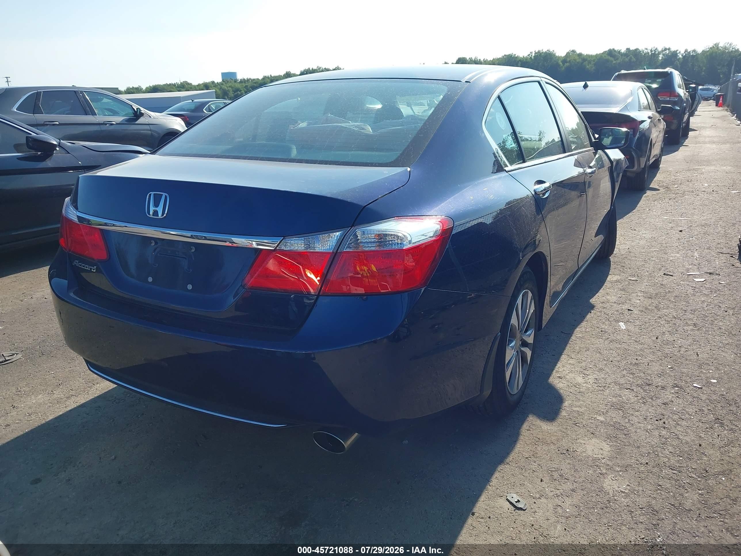 2015 Honda Accord Lx Синий vin: 1HGCR2F37FA112220