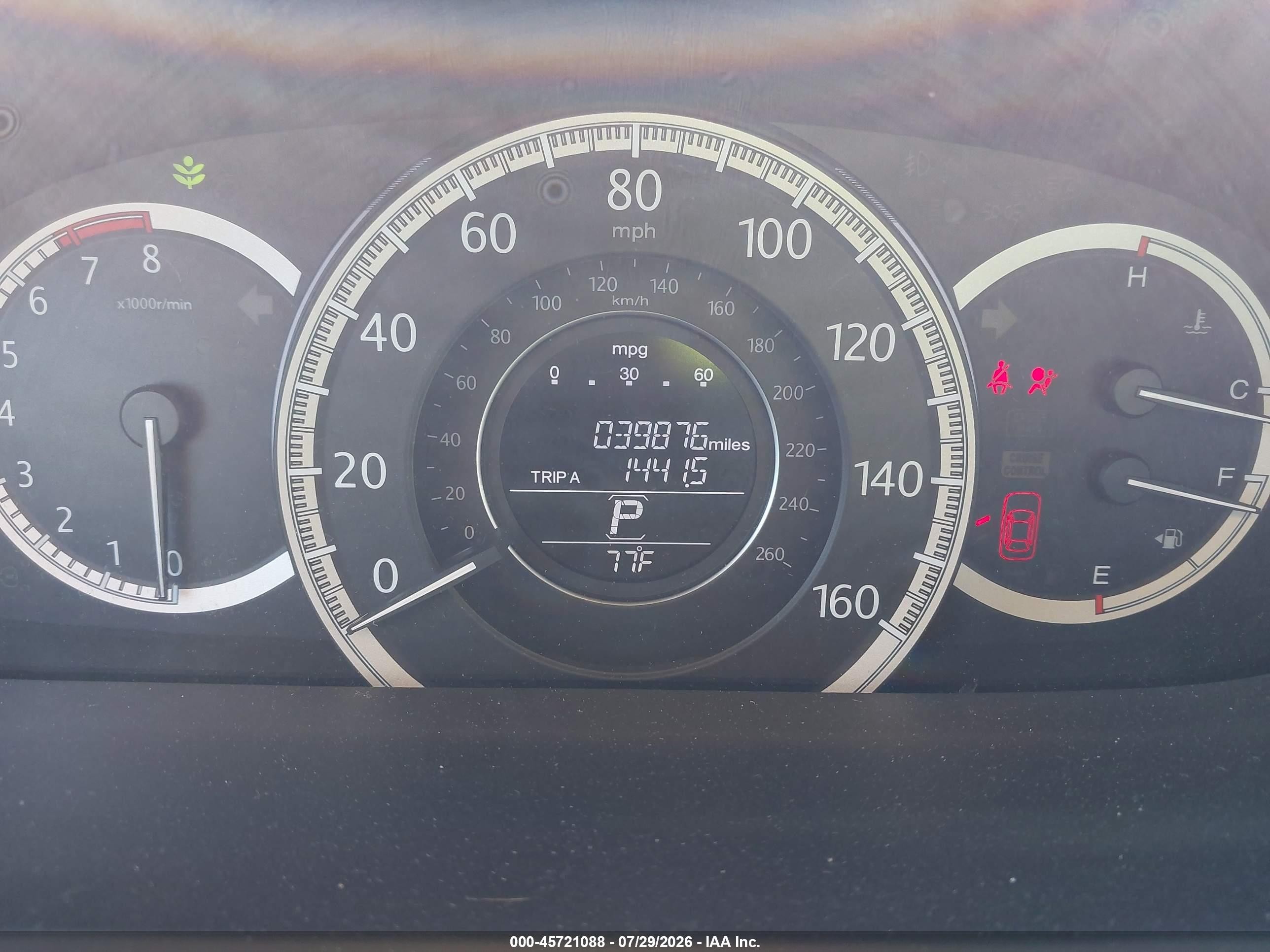 2015 Honda Accord Lx Синий vin: 1HGCR2F37FA112220