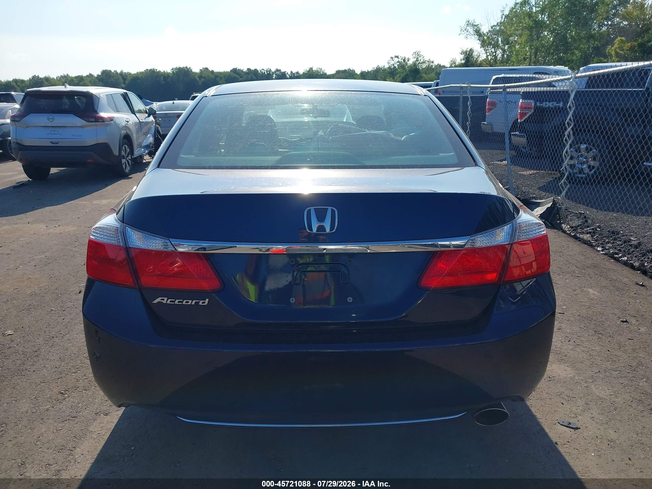 2015 Honda Accord Lx Синий vin: 1HGCR2F37FA112220