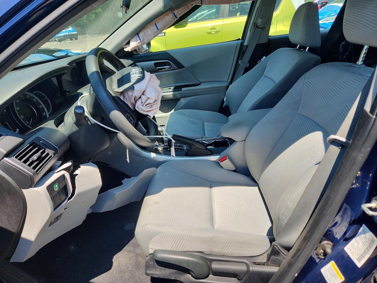 2015 Honda Accord Lx Blue vin: 1HGCR2F37FA129745