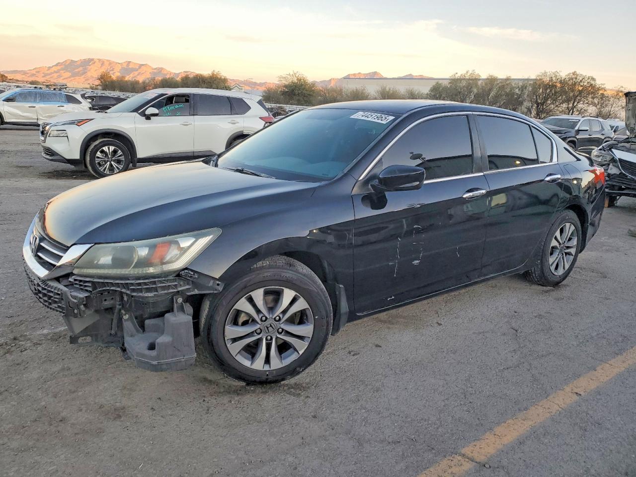 2015 Honda Accord Lx Black vin: 1HGCR2F37FA131348
