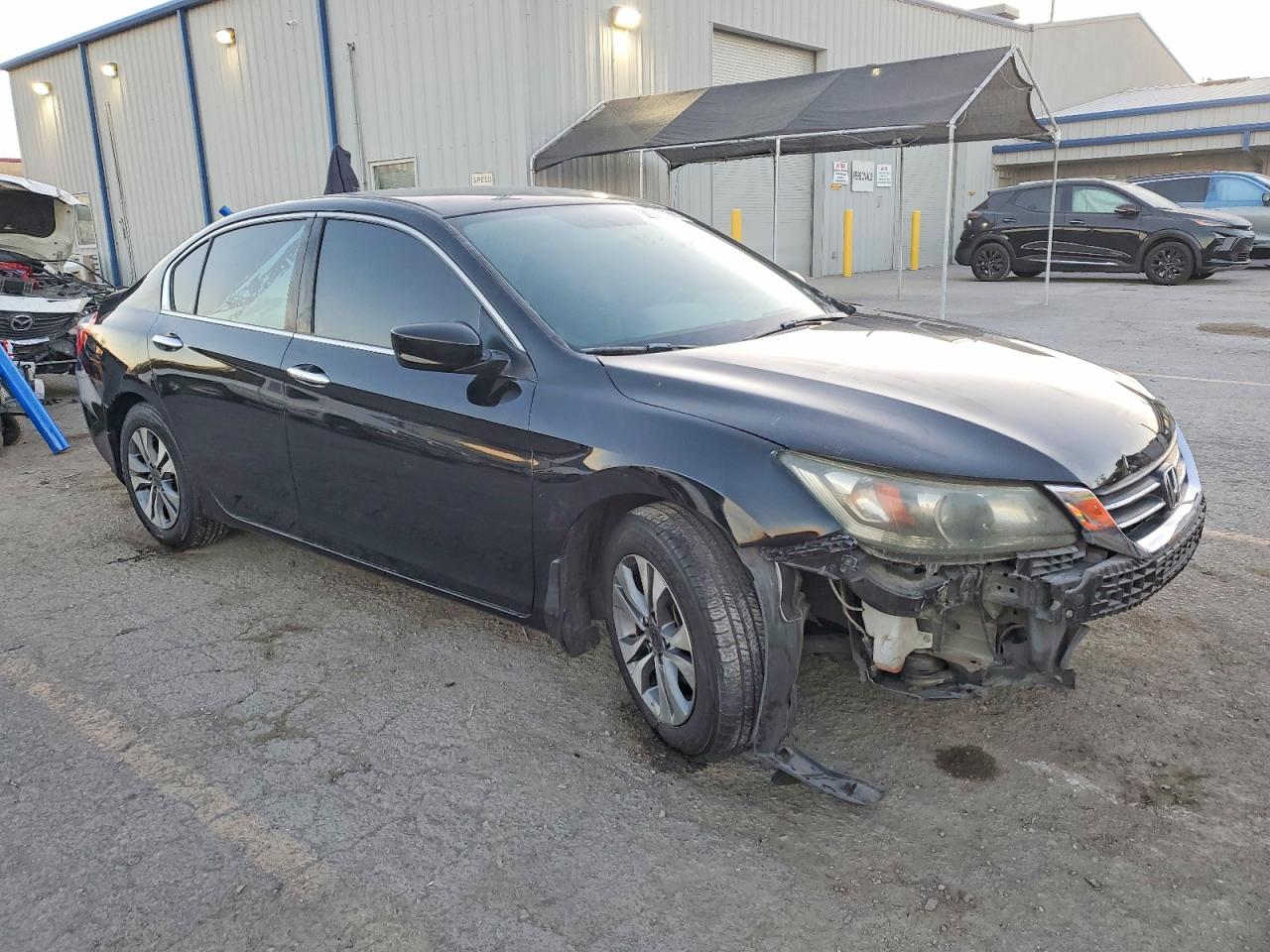 2015 Honda Accord Lx Black vin: 1HGCR2F37FA131348