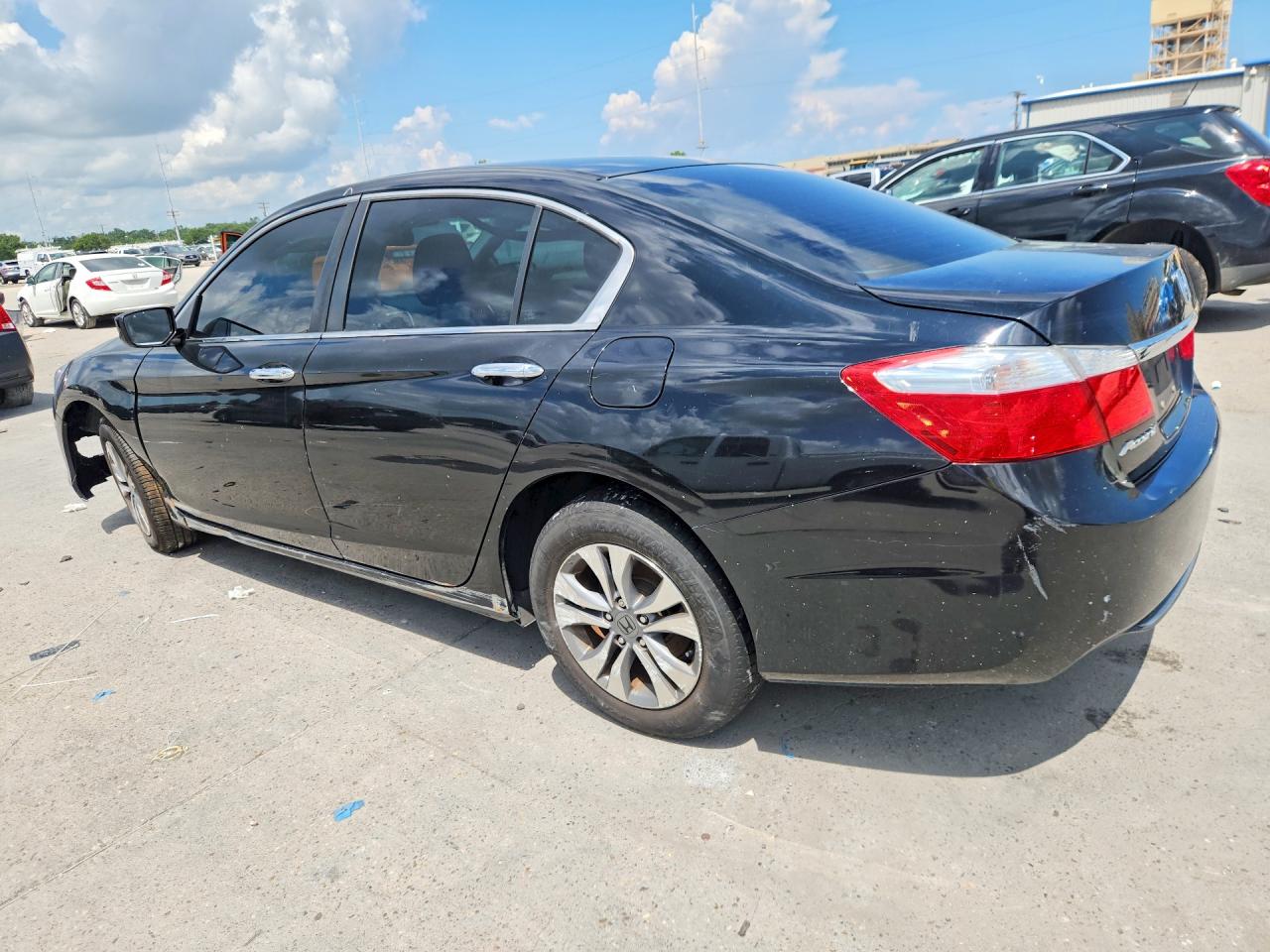 2015 Honda Accord Lx Black vin: 1HGCR2F37FA146576