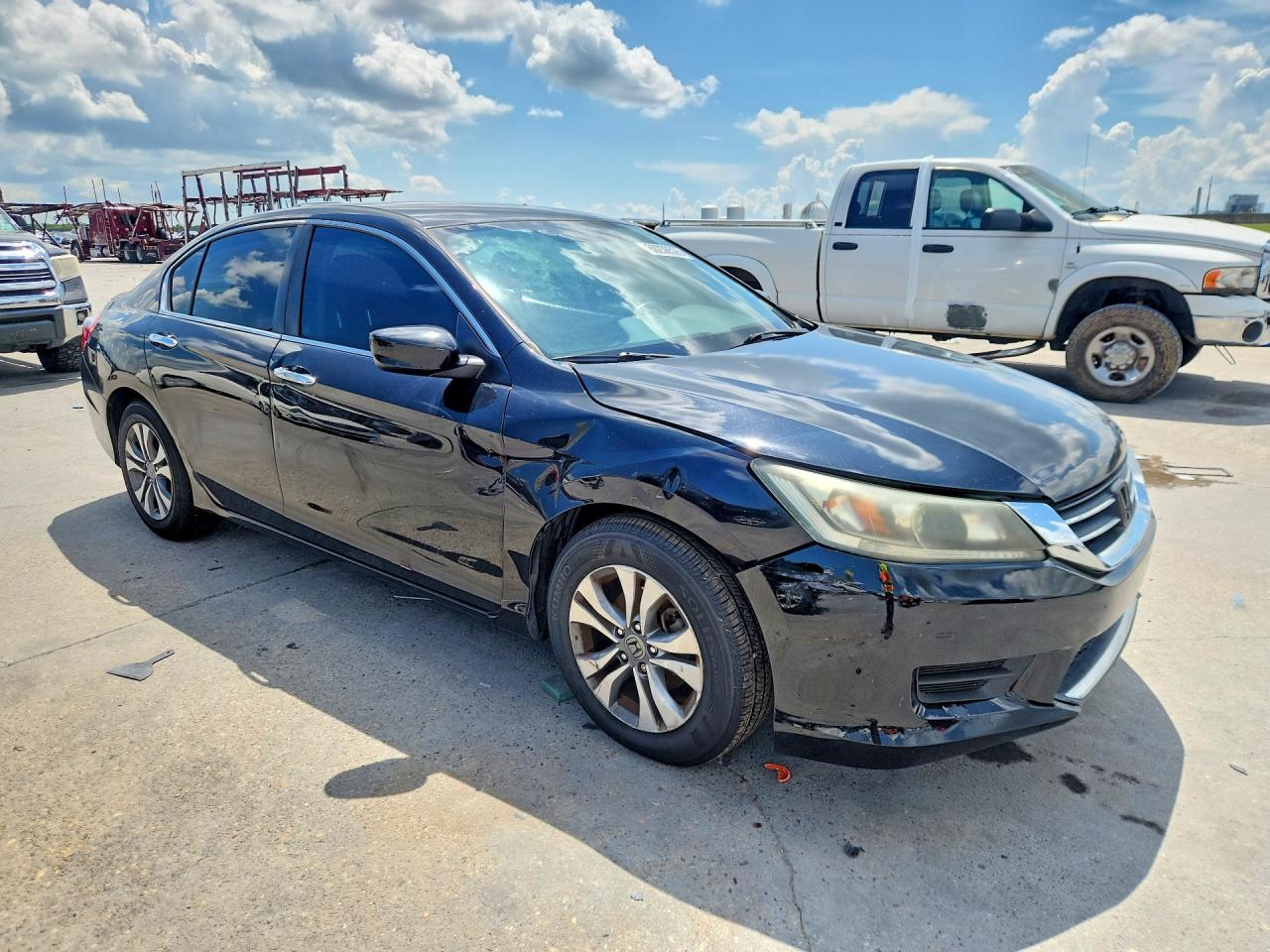 2015 Honda Accord Lx Black vin: 1HGCR2F37FA146576