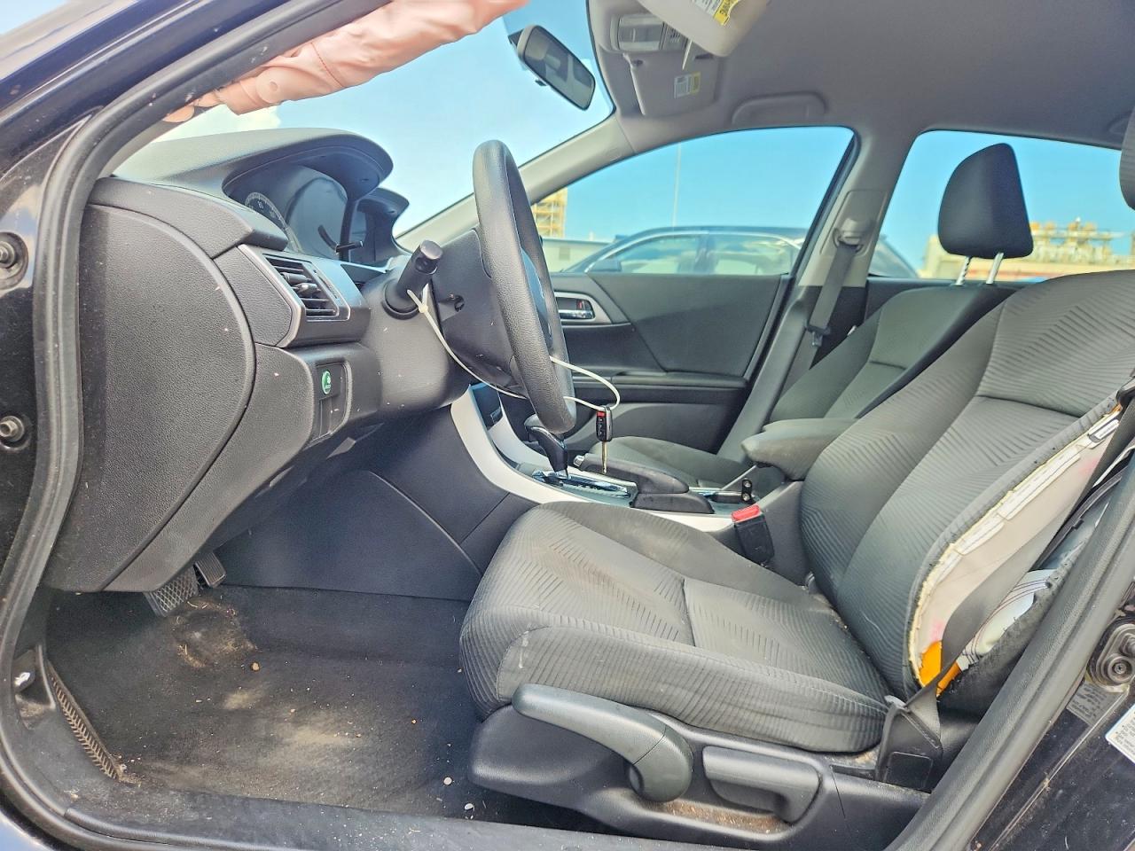 2015 Honda Accord Lx Black vin: 1HGCR2F37FA146576
