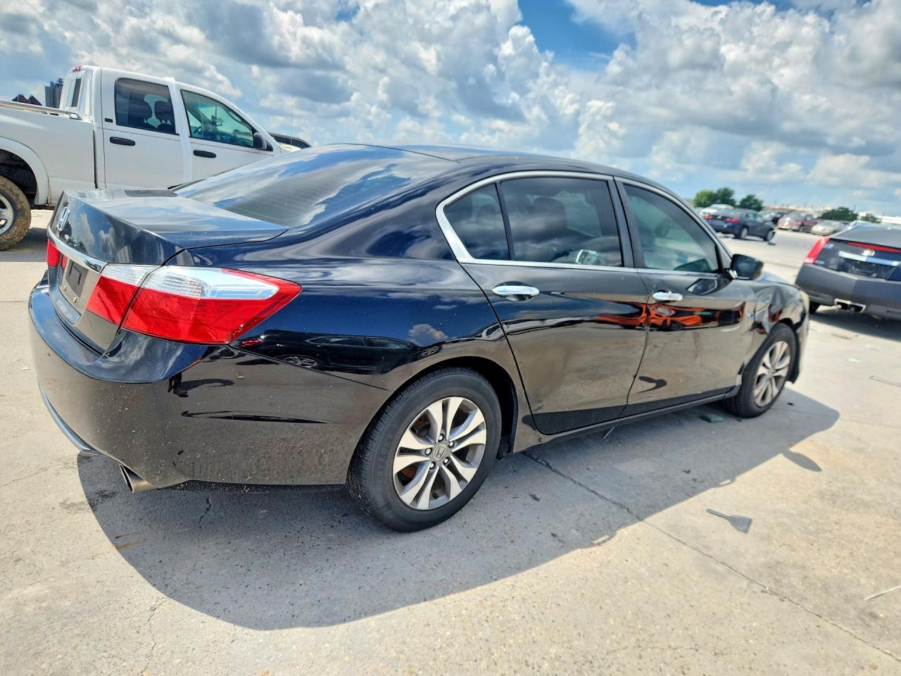 2015 Honda Accord Lx Black vin: 1HGCR2F37FA146576