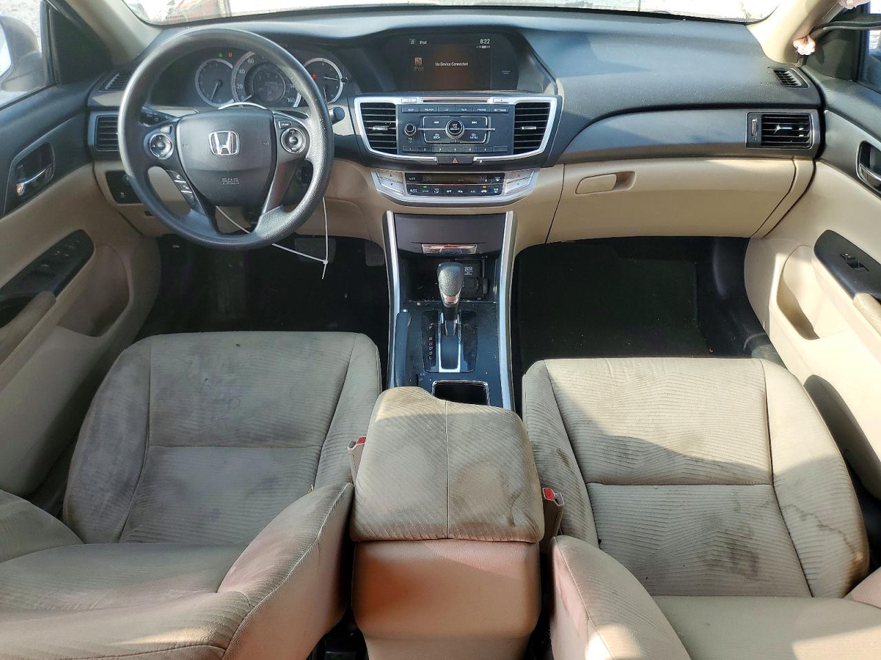 2015 Honda Accord Lx White vin: 1HGCR2F37FA167265