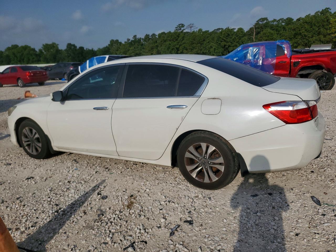 2015 Honda Accord Lx White vin: 1HGCR2F37FA167265