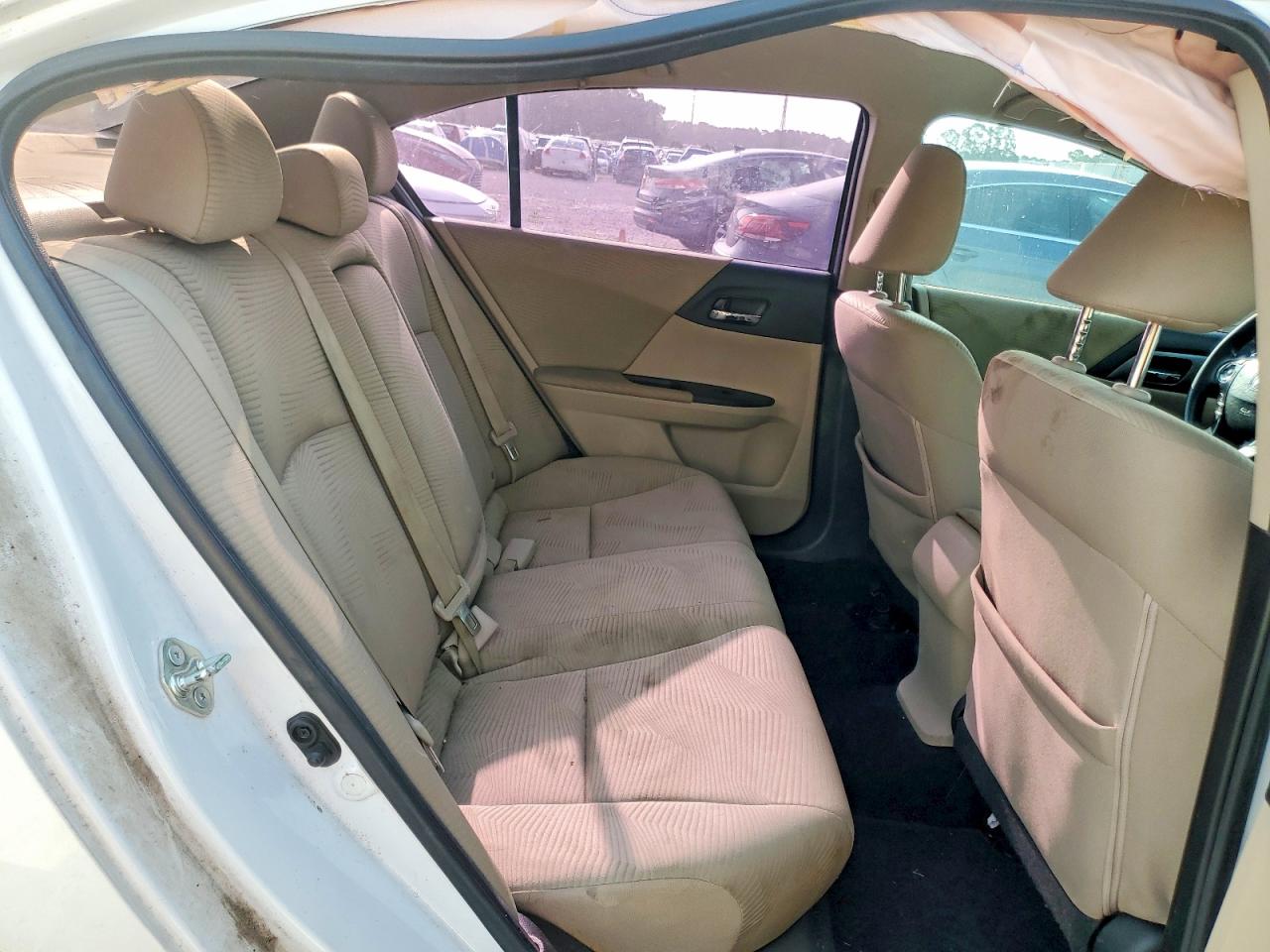2015 Honda Accord Lx White vin: 1HGCR2F37FA167265