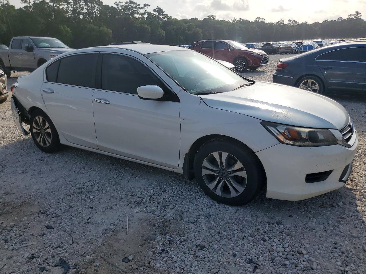 2015 Honda Accord Lx White vin: 1HGCR2F37FA167265