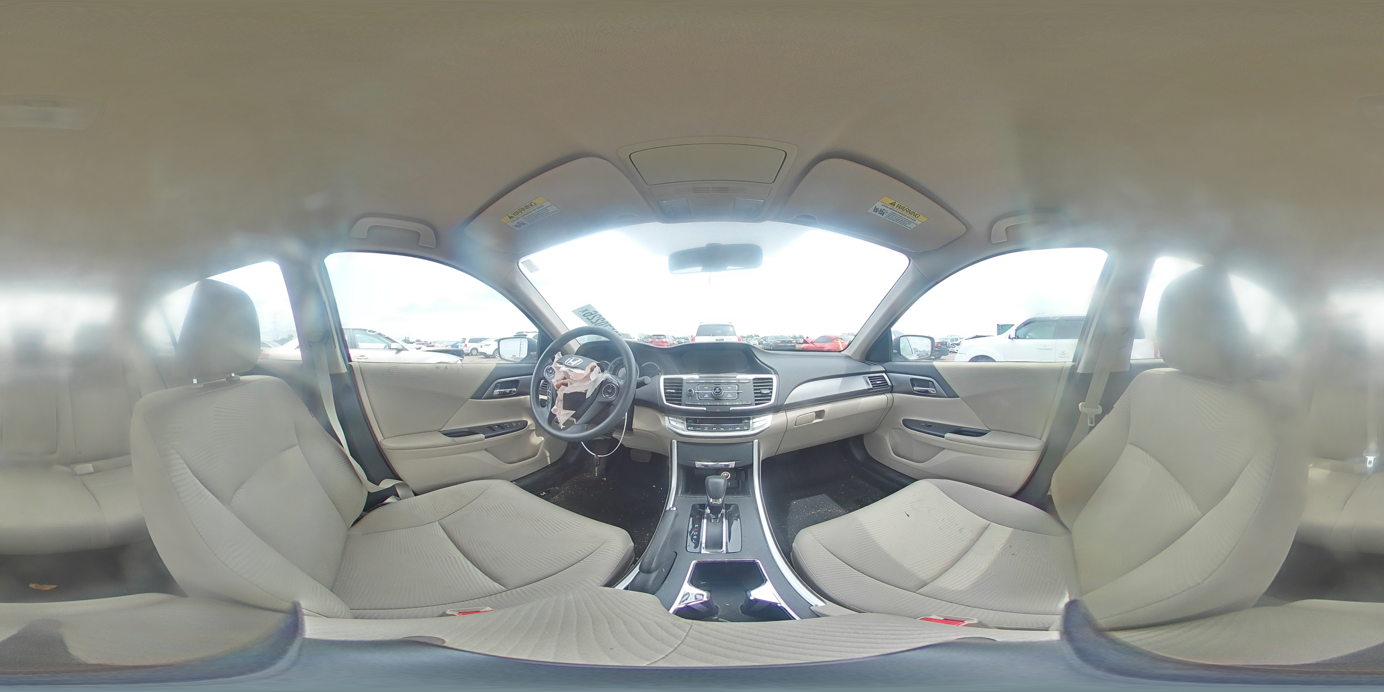 2015 Honda Accord Lx Tan vin: 1HGCR2F37FA205027