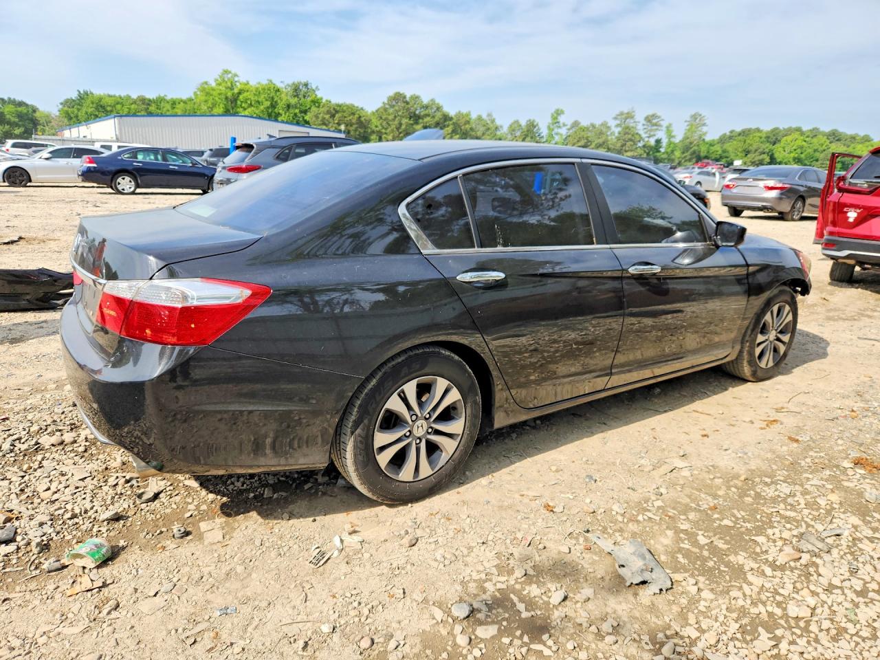 2015 Honda Accord Lx Black vin: 1HGCR2F37FA212902