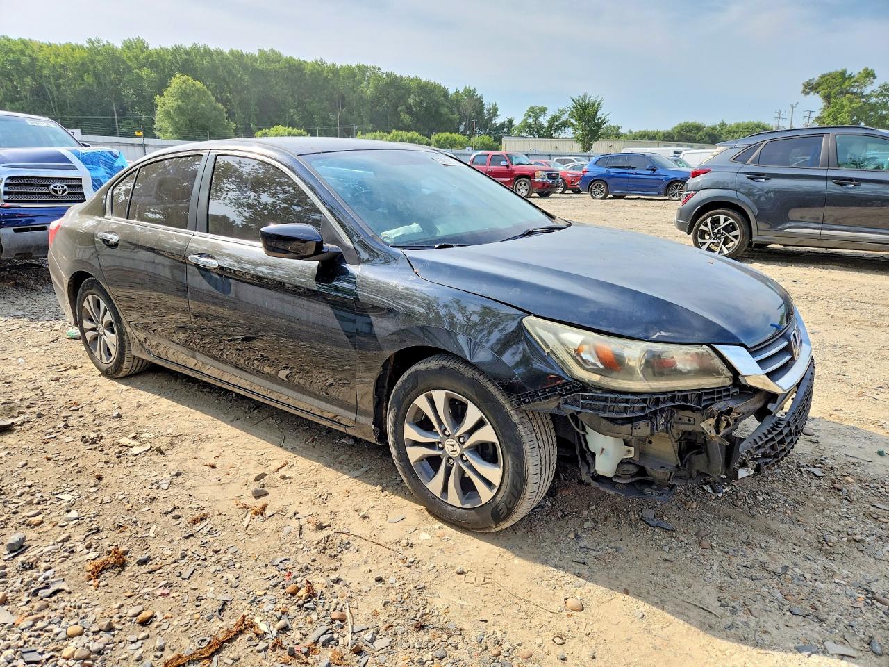 2015 Honda Accord Lx Black vin: 1HGCR2F37FA212902