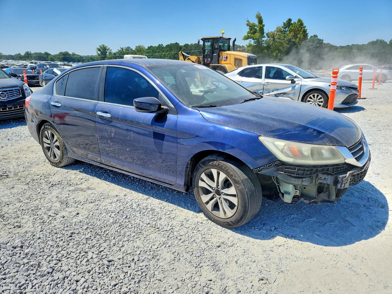 2015 Honda Accord Lx Синий vin: 1HGCR2F37FA215640