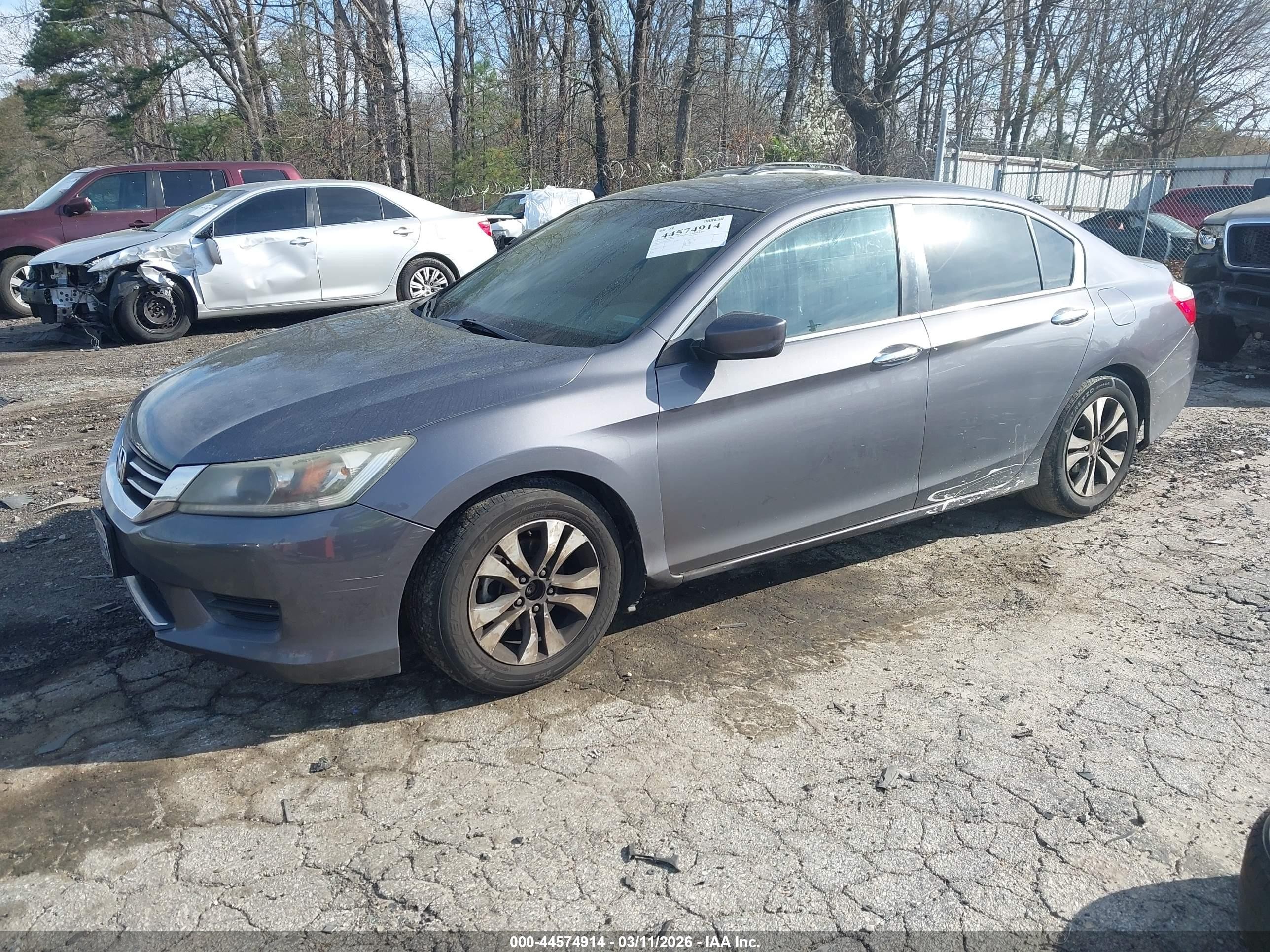 2015 Honda Accord Lx Серый vin: 1HGCR2F37FA227061