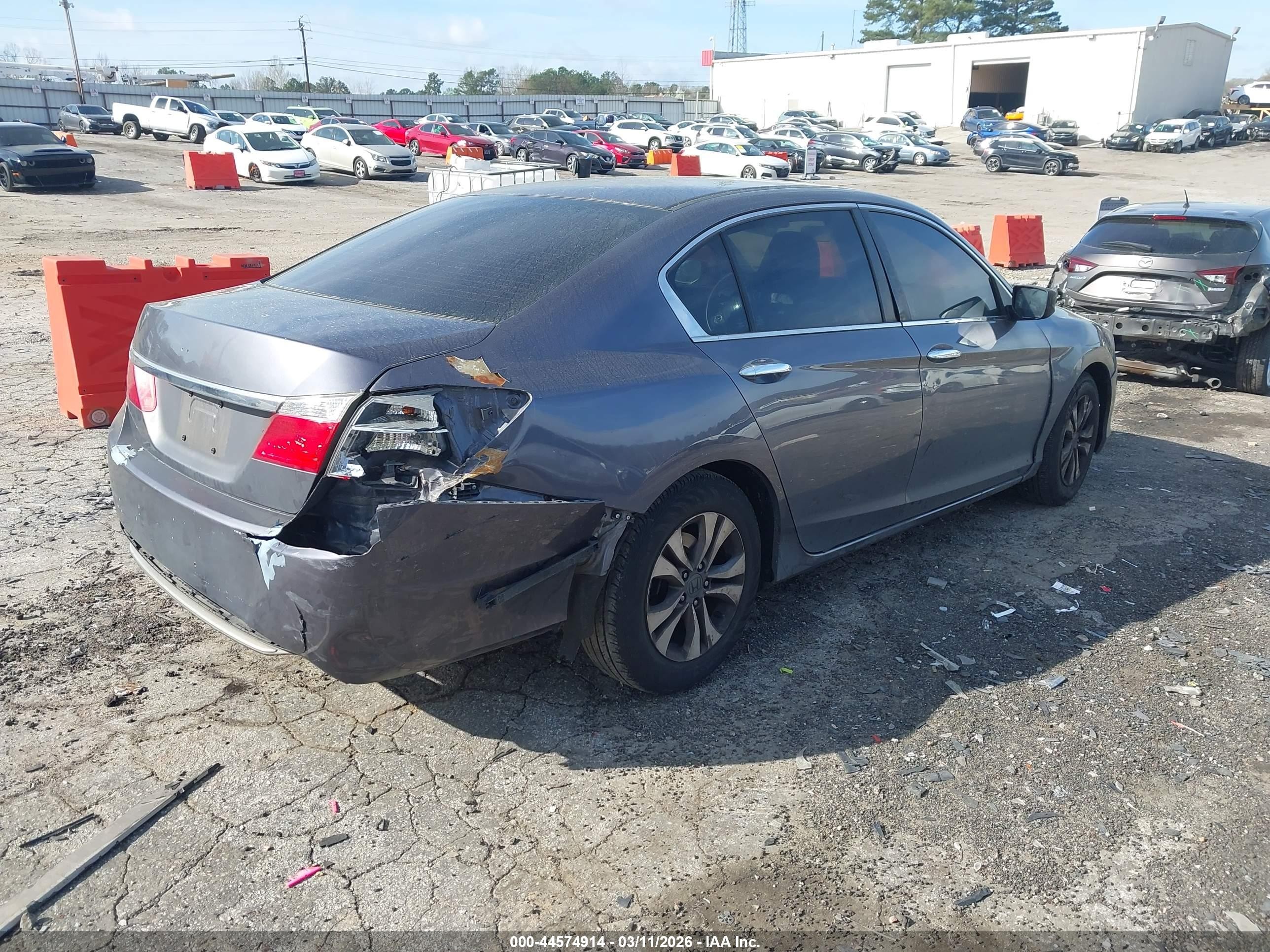 2015 Honda Accord Lx Серый vin: 1HGCR2F37FA227061