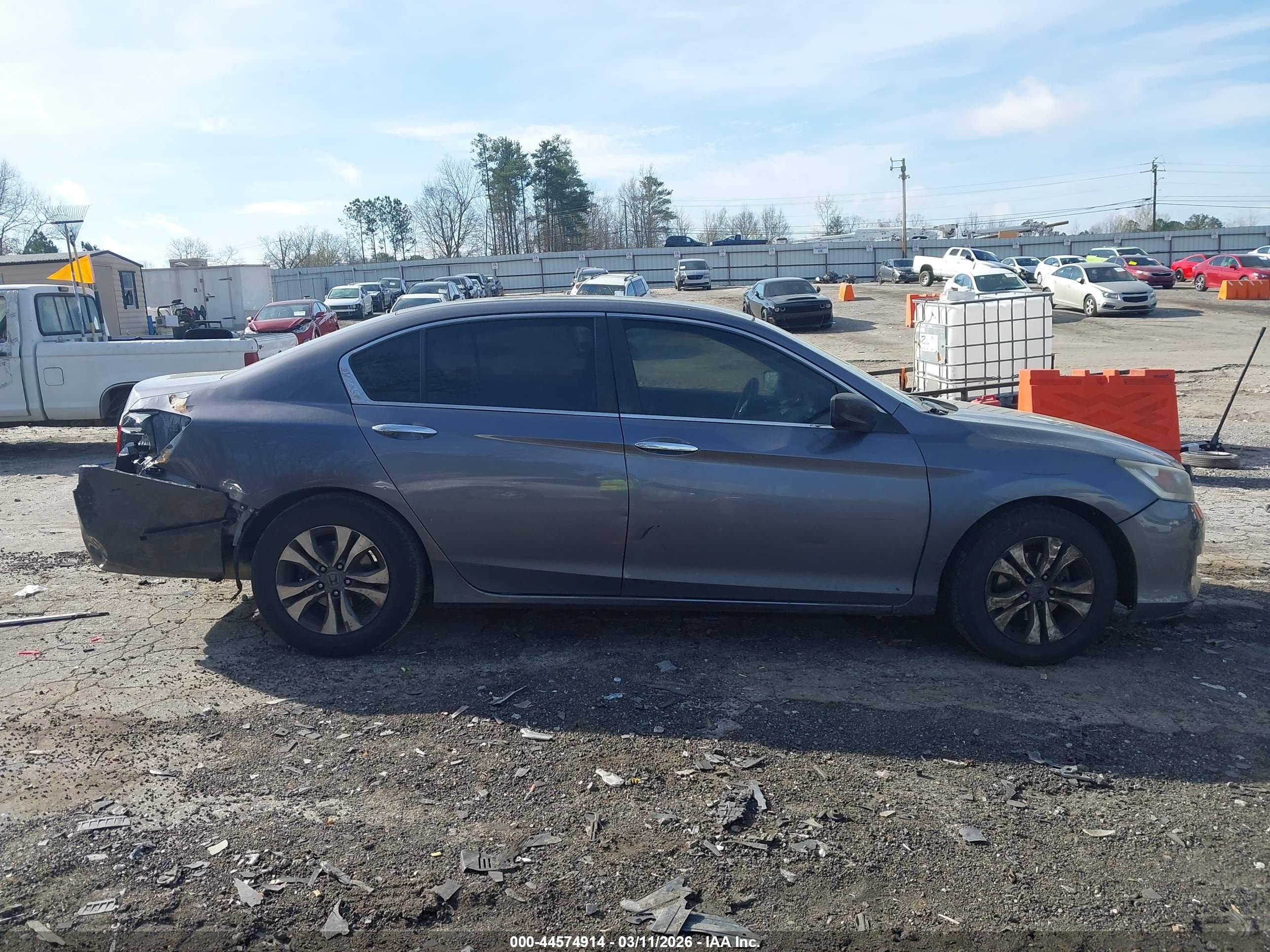 2015 Honda Accord Lx Серый vin: 1HGCR2F37FA227061