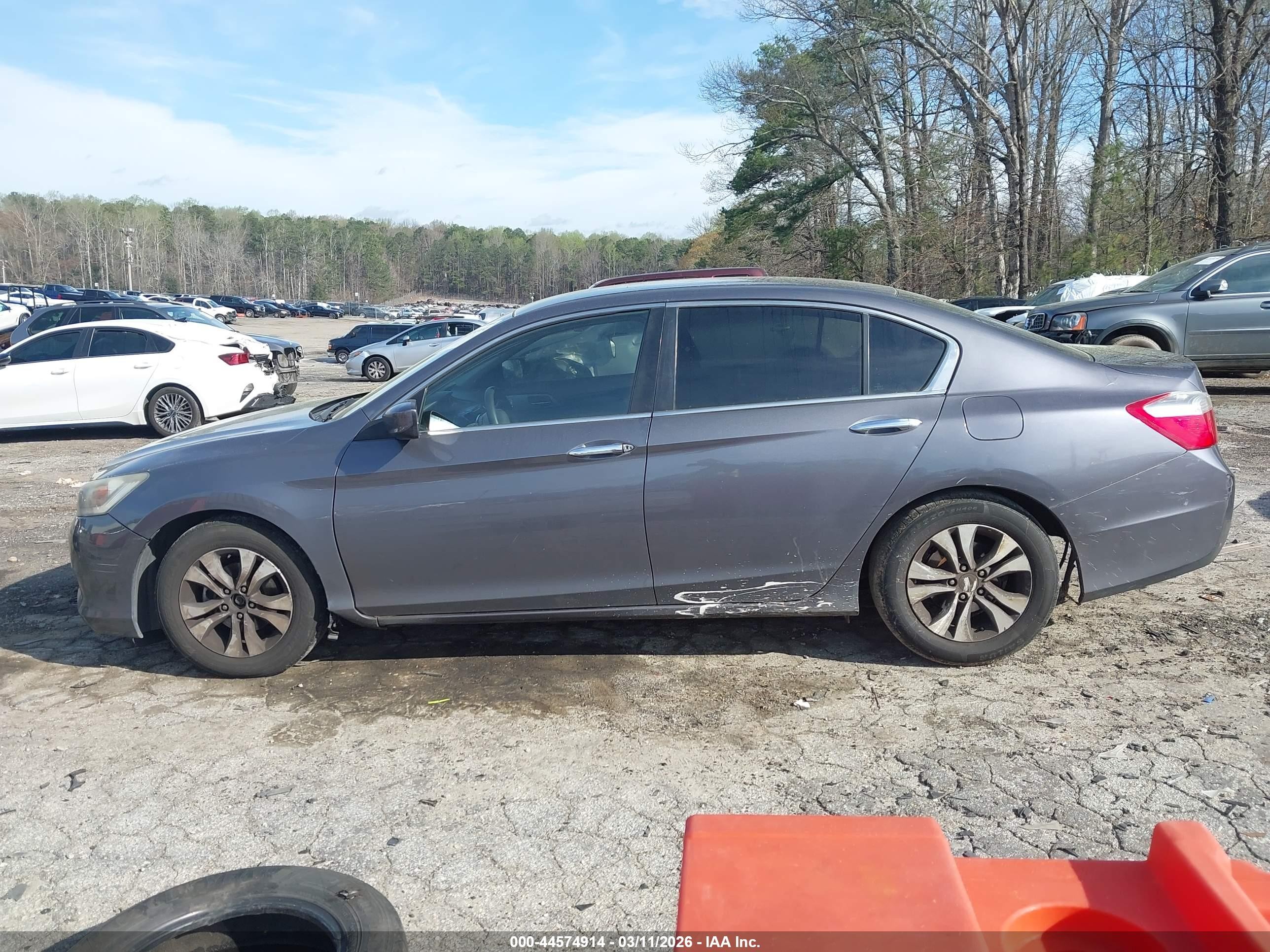 2015 Honda Accord Lx Серый vin: 1HGCR2F37FA227061