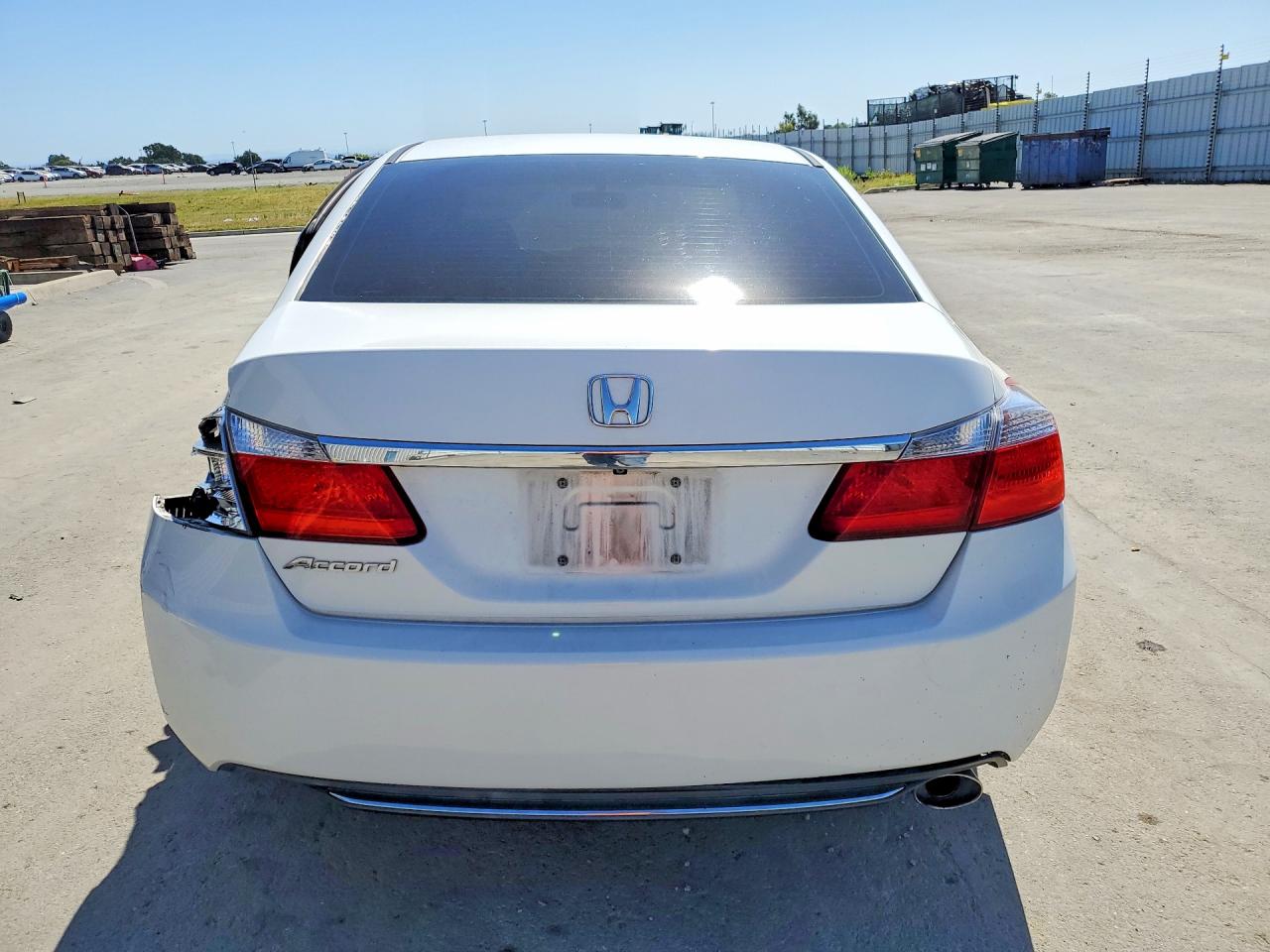 2015 Honda Accord Lx White vin: 1HGCR2F37FA230154