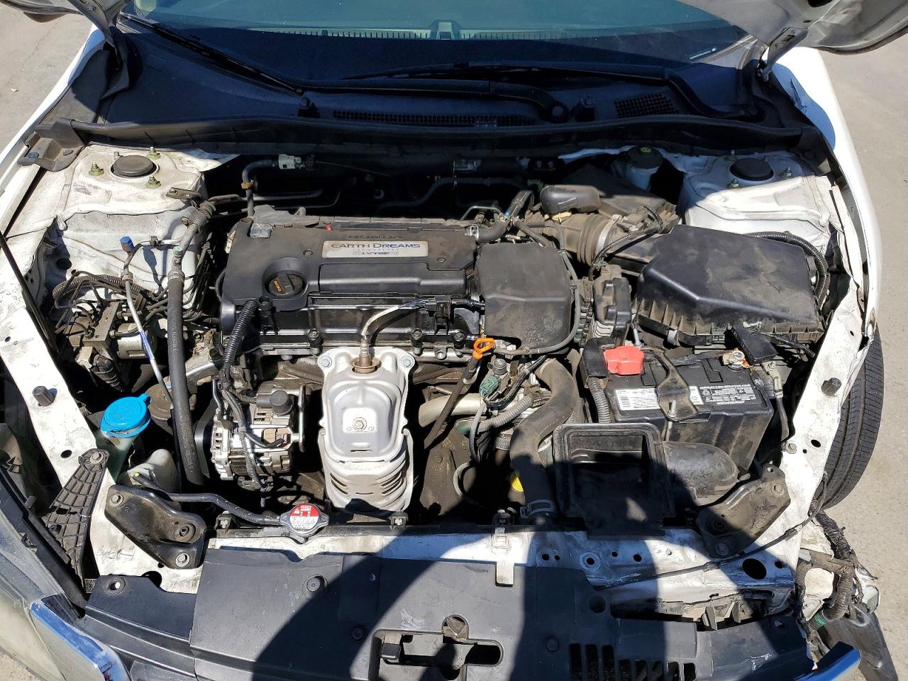 2015 Honda Accord Lx White vin: 1HGCR2F37FA230154