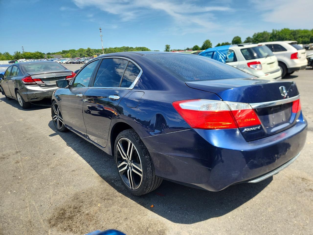 2015 Honda Accord Lx Синий vin: 1HGCR2F37FA238352