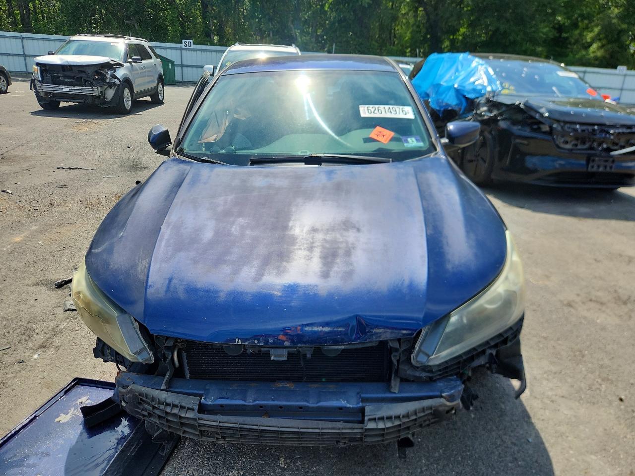 2015 Honda Accord Lx Синий vin: 1HGCR2F37FA238352