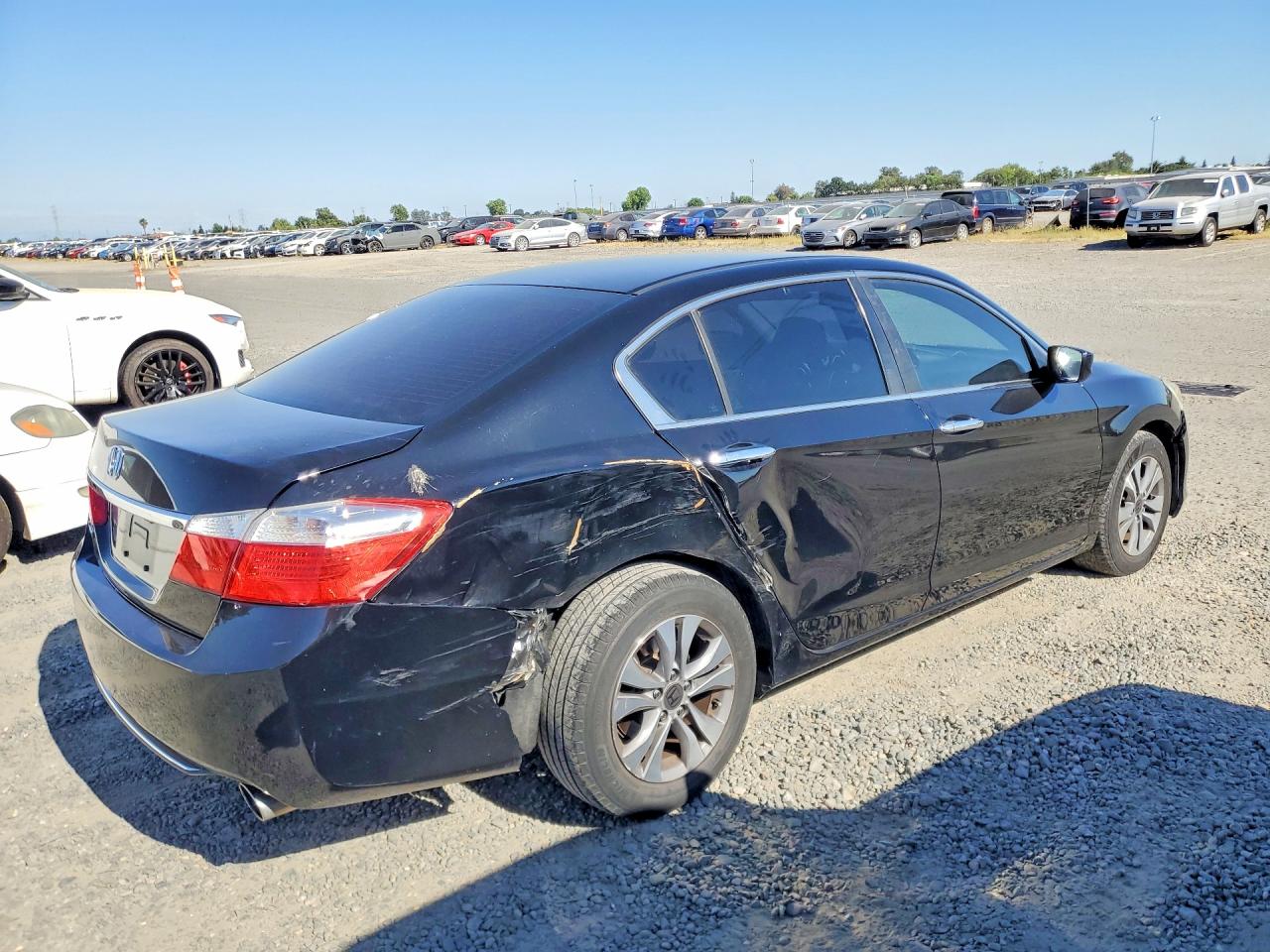 2015 Honda Accord Lx Black vin: 1HGCR2F37FA250047
