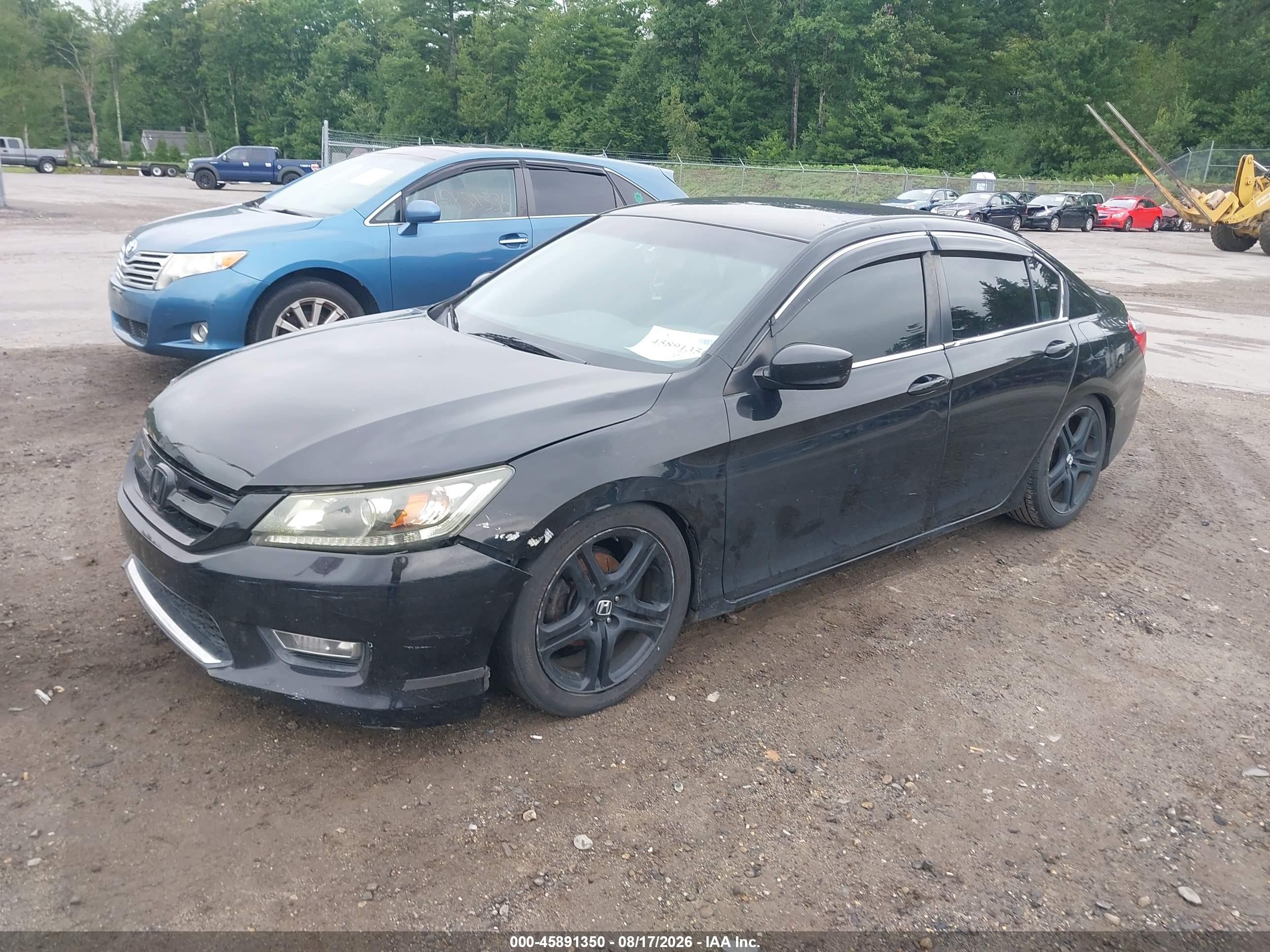 2015 Honda Accord Lx Black vin: 1HGCR2F37FA253398