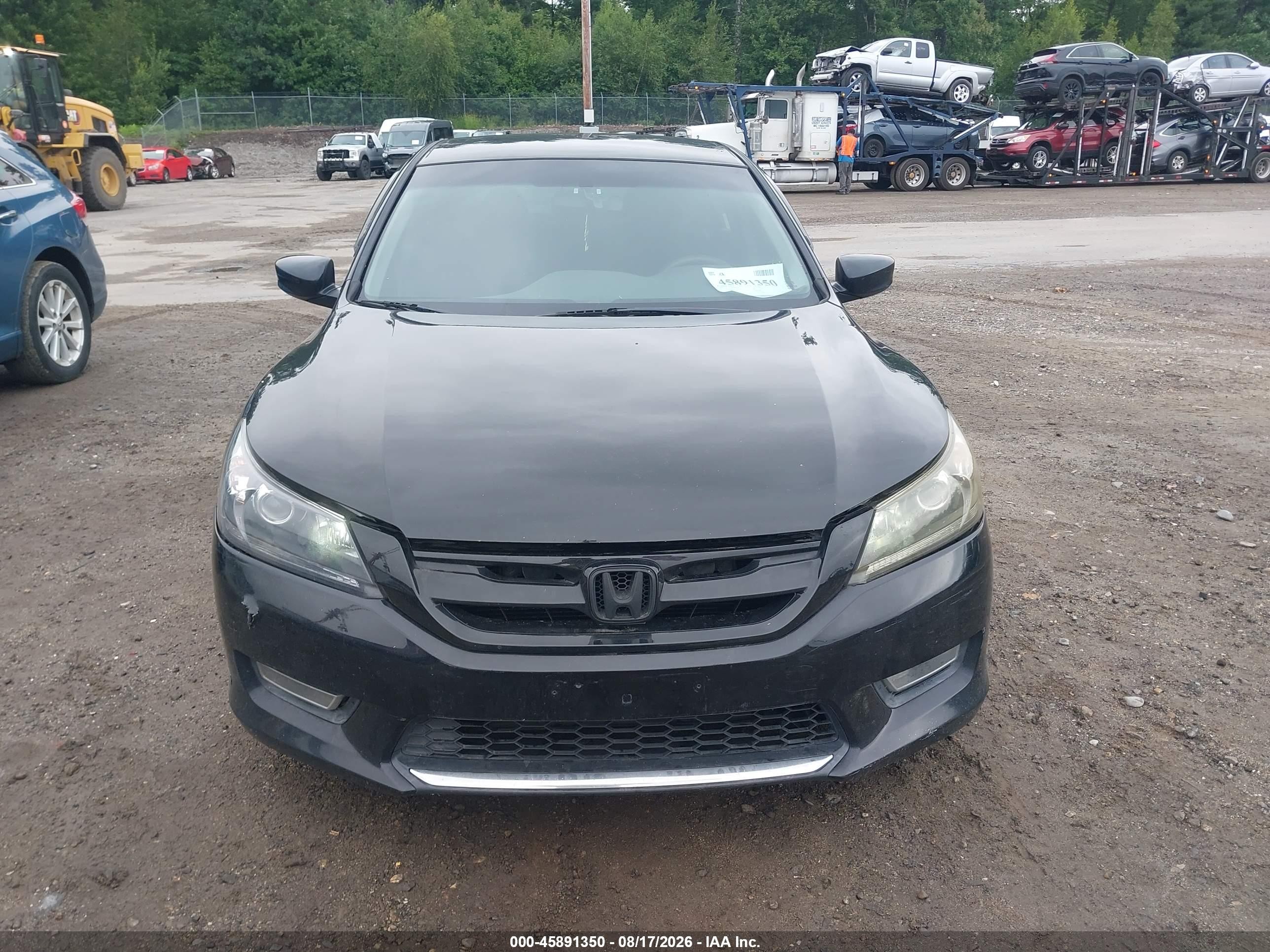 2015 Honda Accord Lx Black vin: 1HGCR2F37FA253398