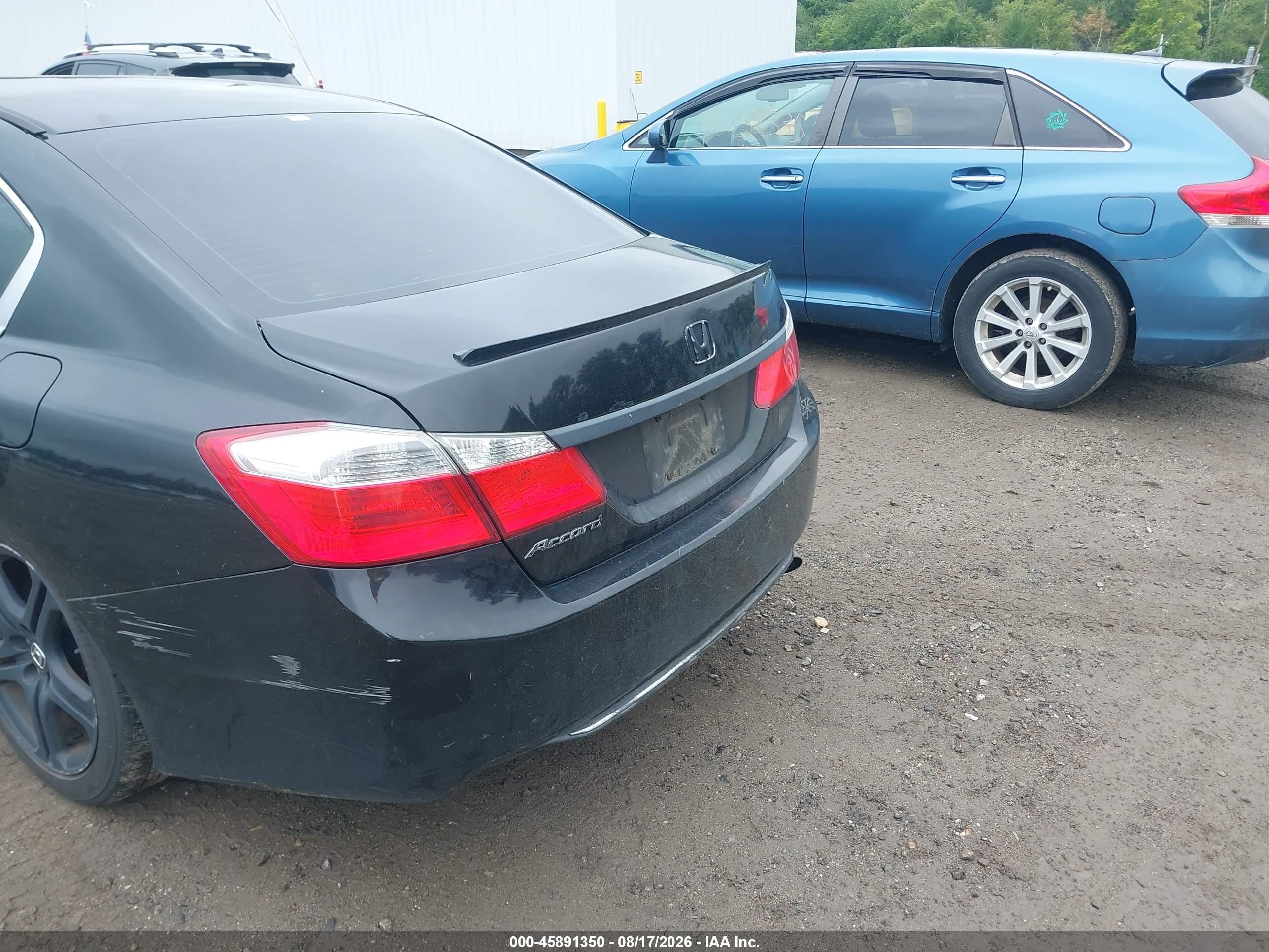 2015 Honda Accord Lx Black vin: 1HGCR2F37FA253398