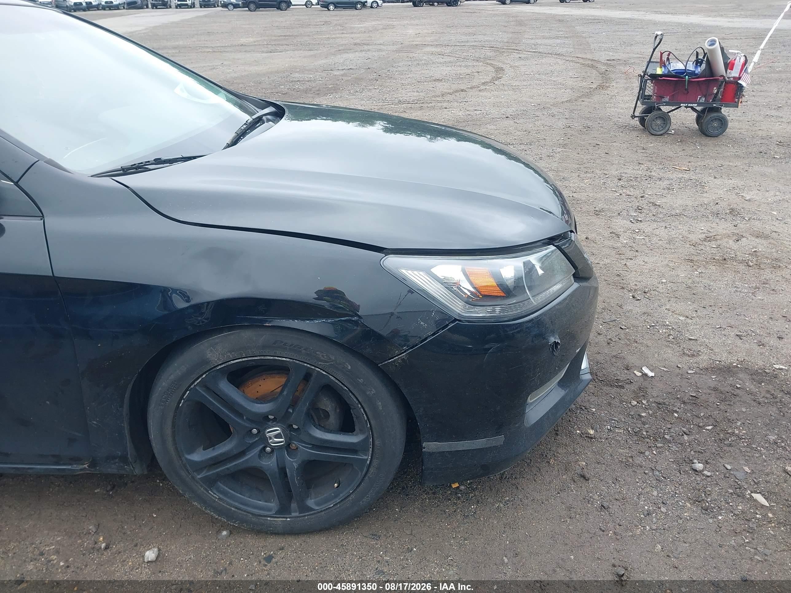 2015 Honda Accord Lx Black vin: 1HGCR2F37FA253398