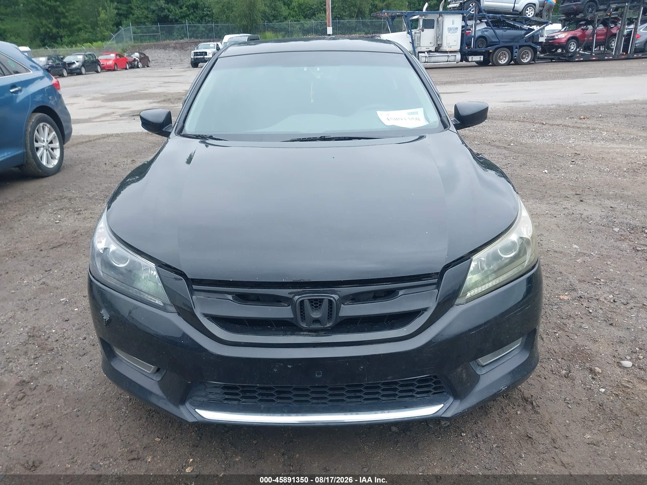 2015 Honda Accord Lx Black vin: 1HGCR2F37FA253398