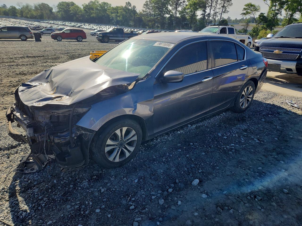 2015 Honda Accord Lx Серый vin: 1HGCR2F37FA263493
