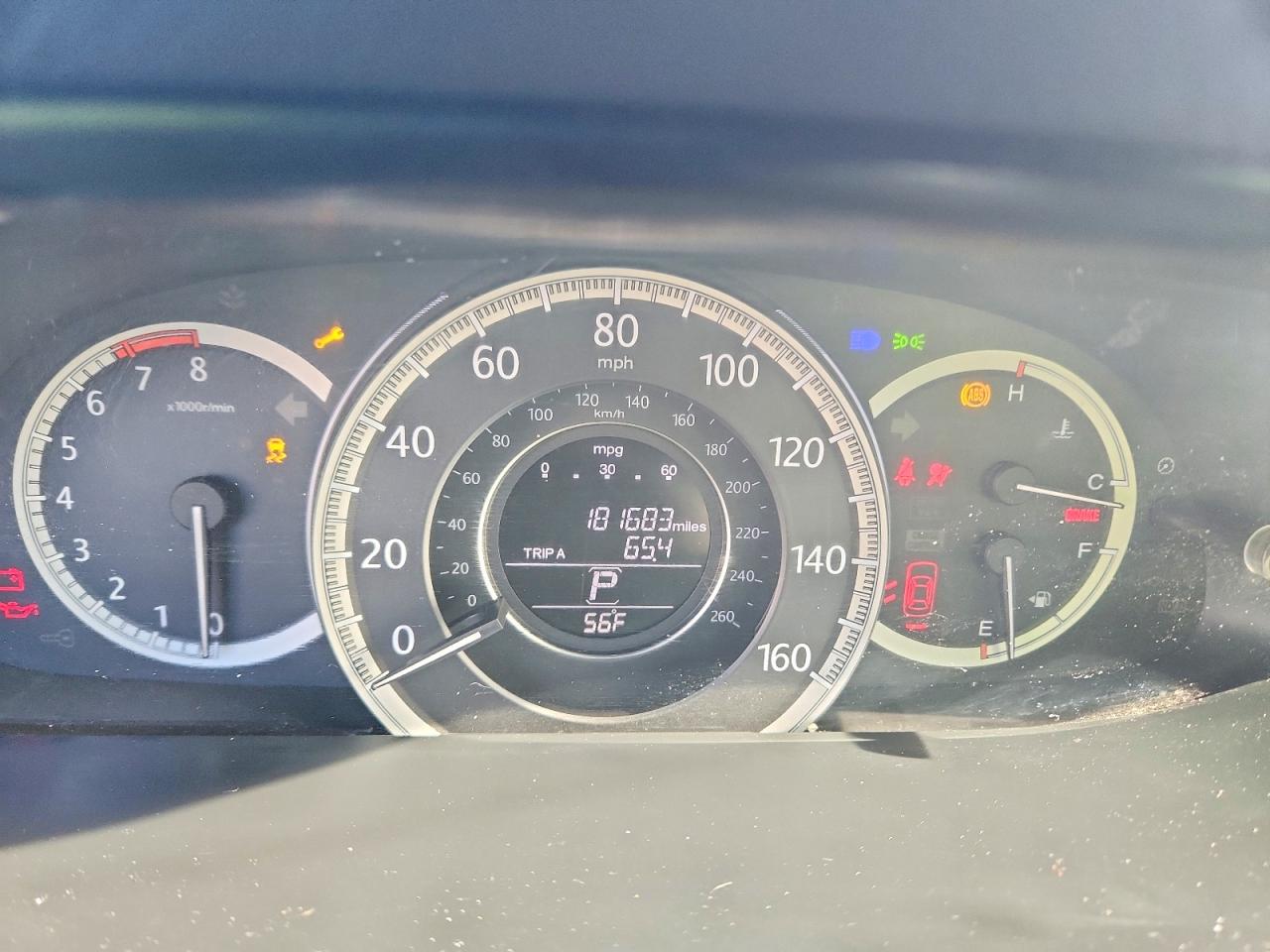2015 Honda Accord Lx Серый vin: 1HGCR2F37FA263493